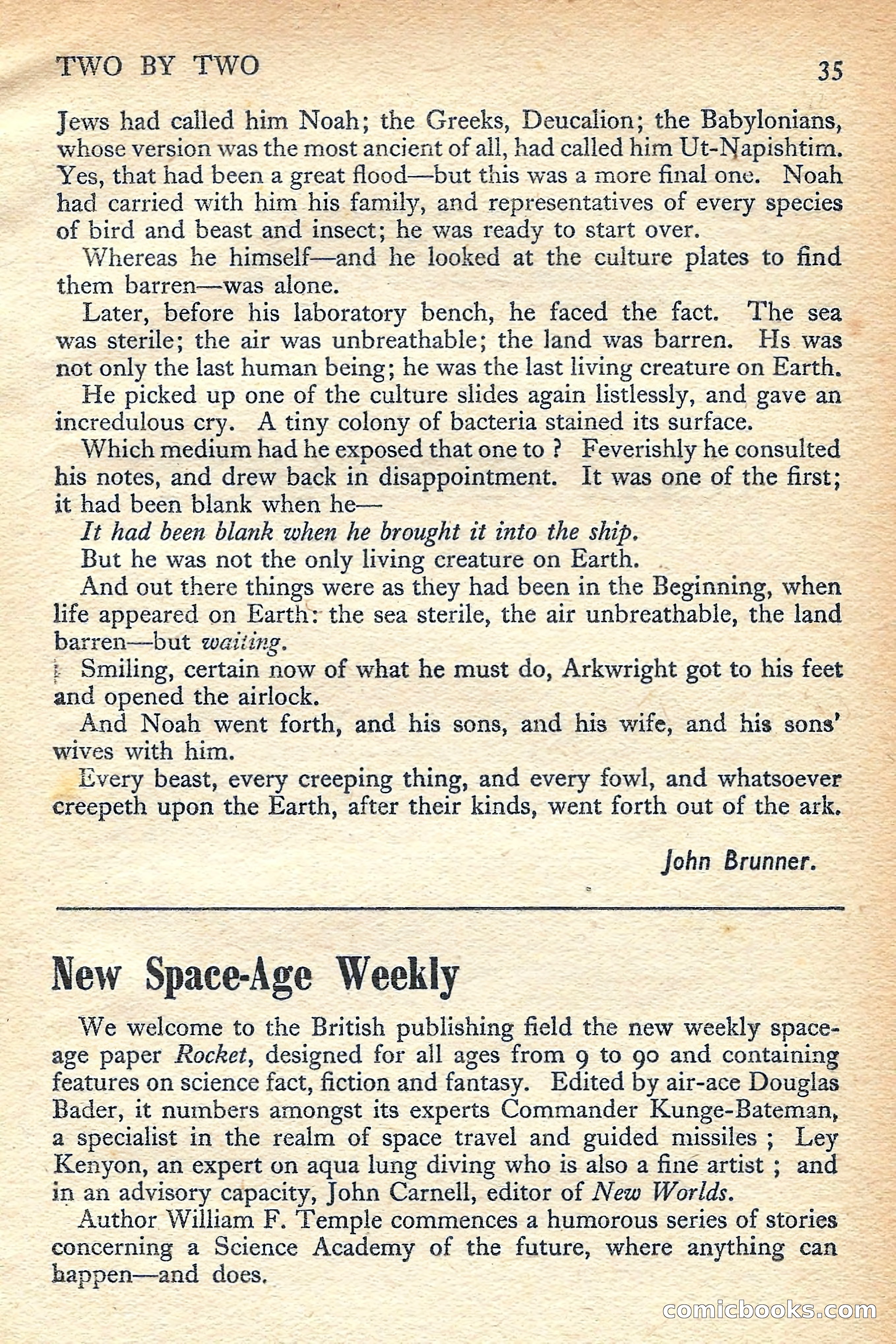 New Worlds Science Fiction No. 47 — page 37 of 132