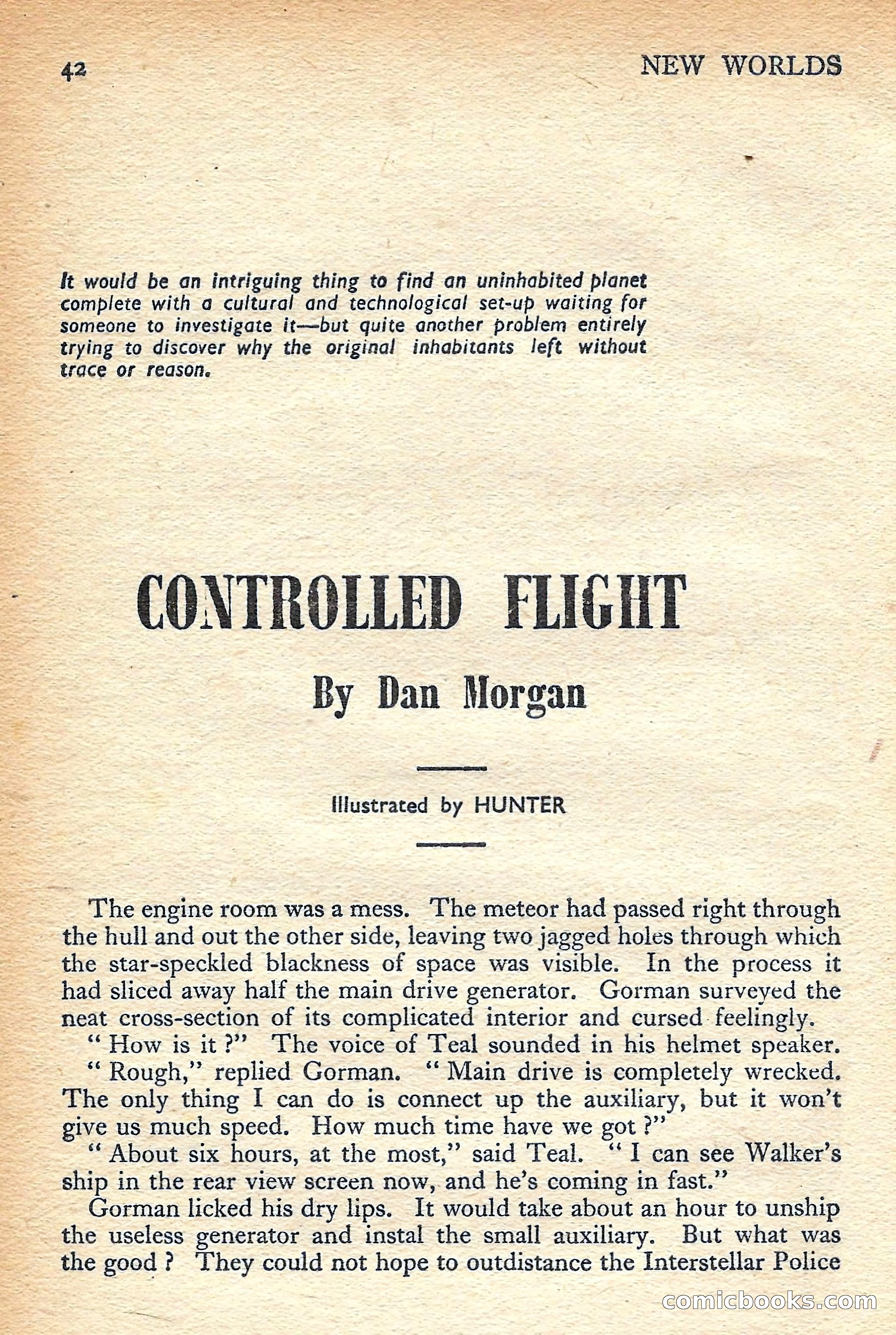 New Worlds Science Fiction No. 47 — page 44 of 132