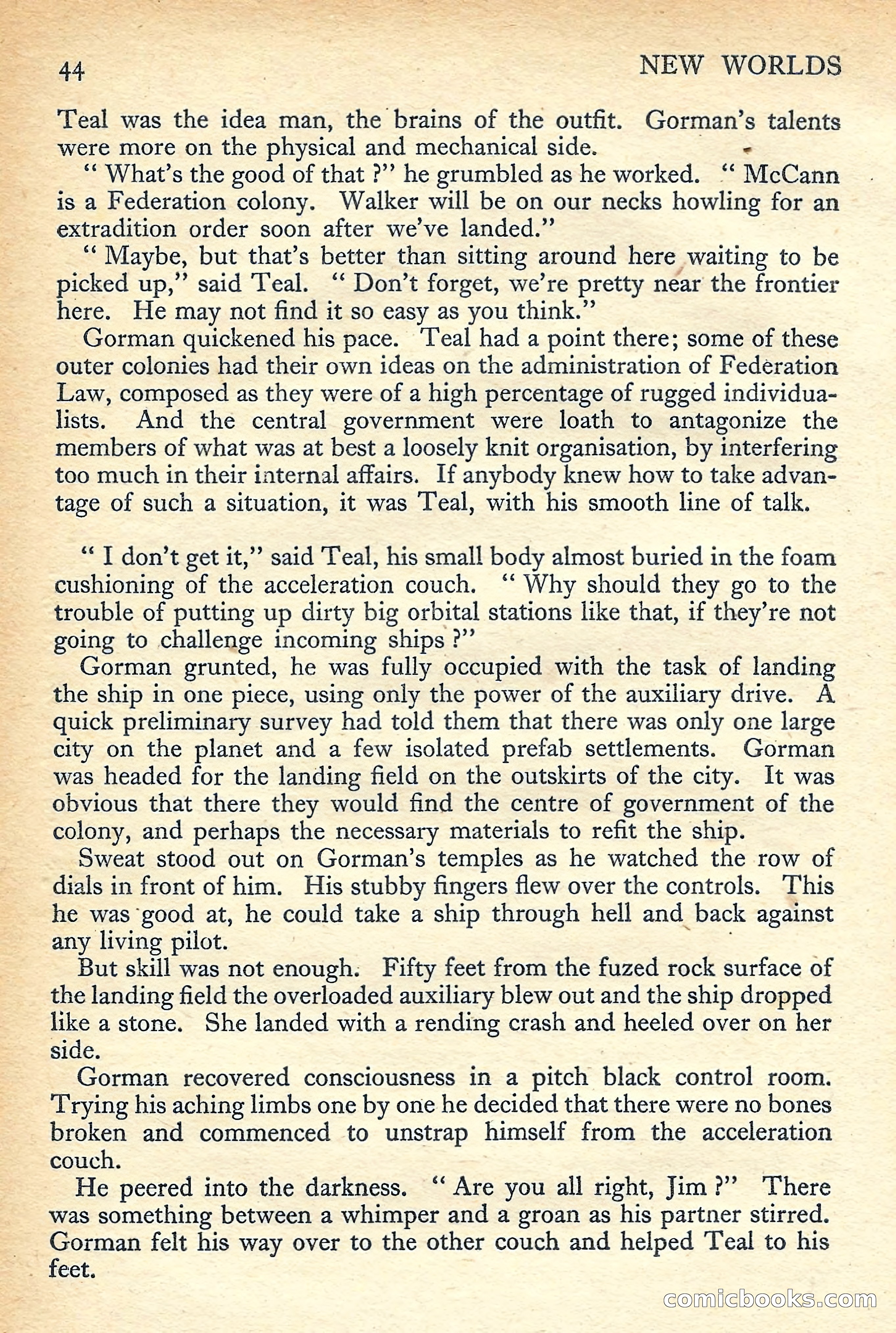New Worlds Science Fiction No. 47 — page 46 of 132