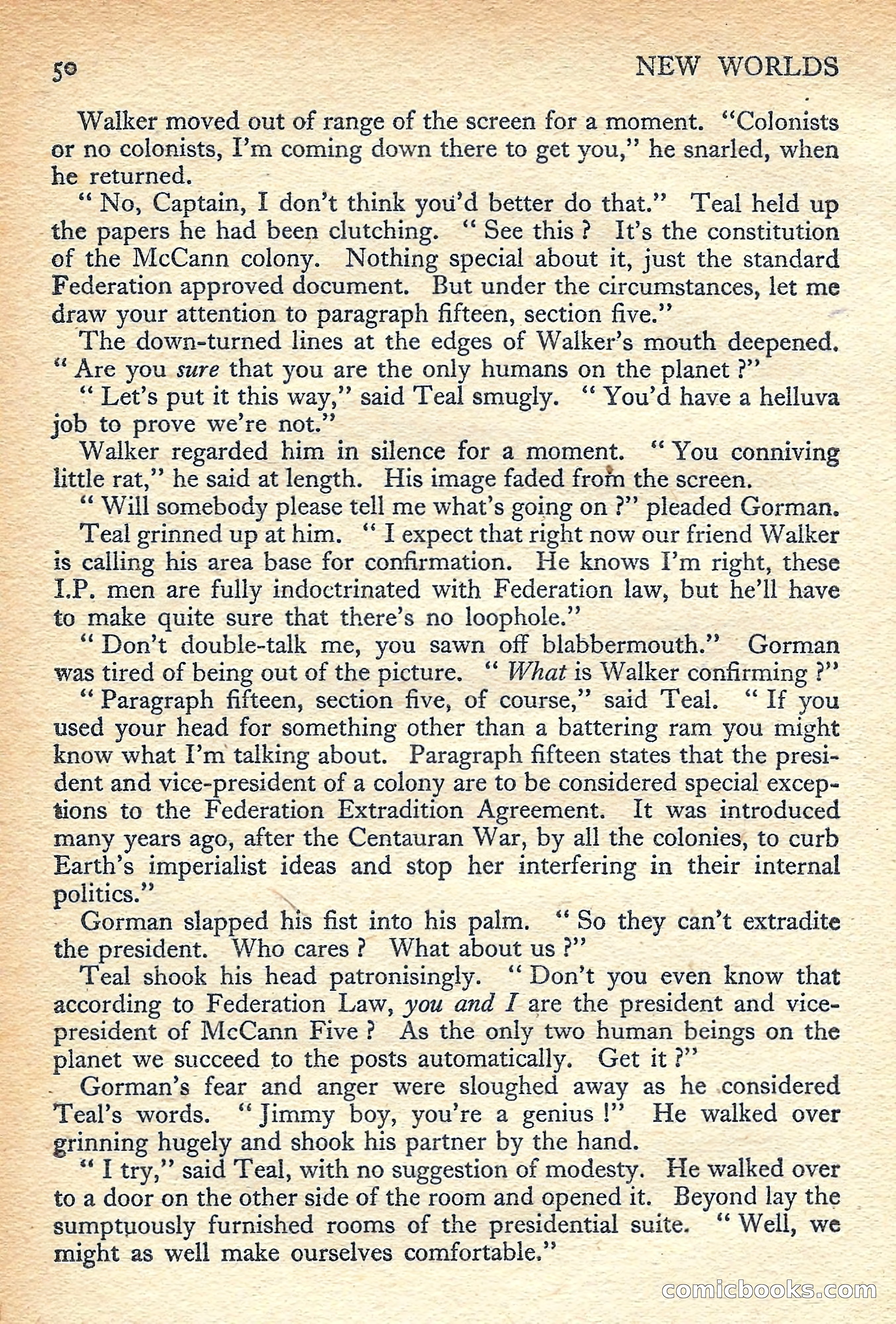 New Worlds Science Fiction No. 47 — page 52 of 132