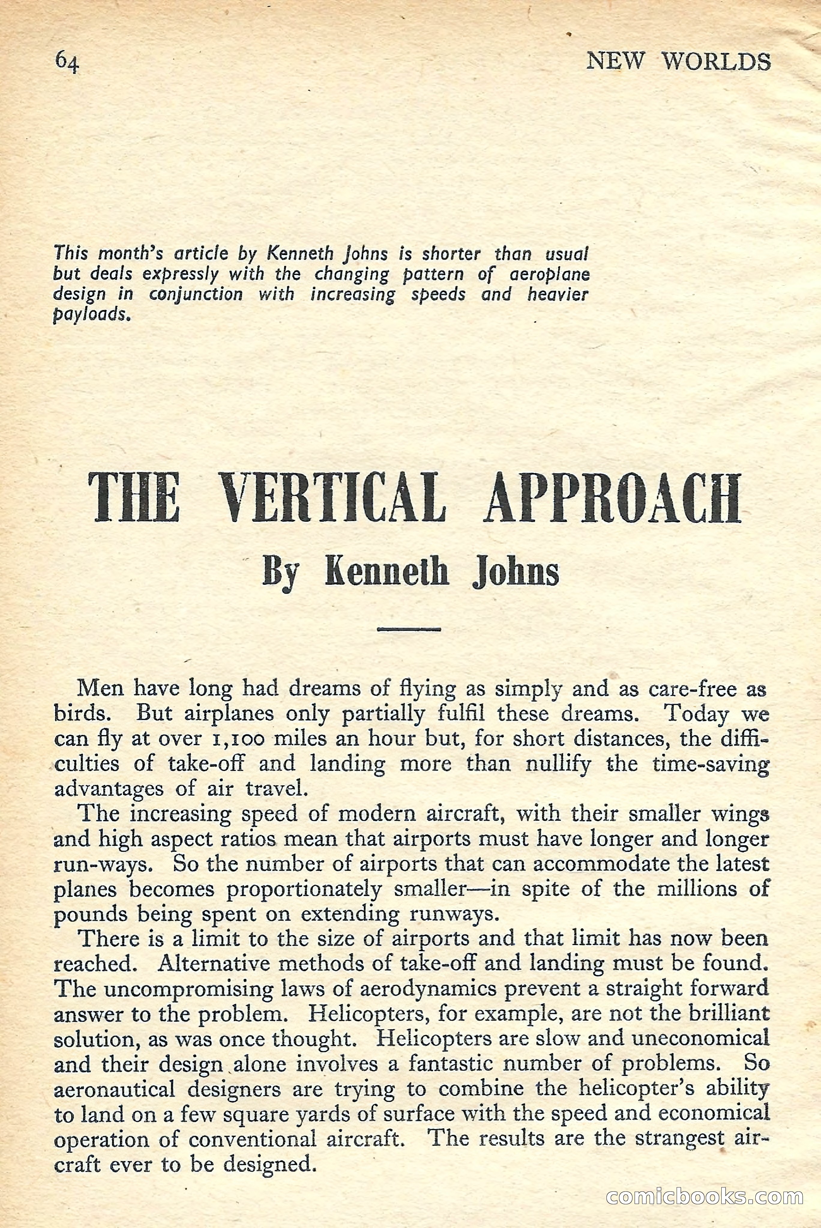 New Worlds Science Fiction No. 47 — page 66 of 132