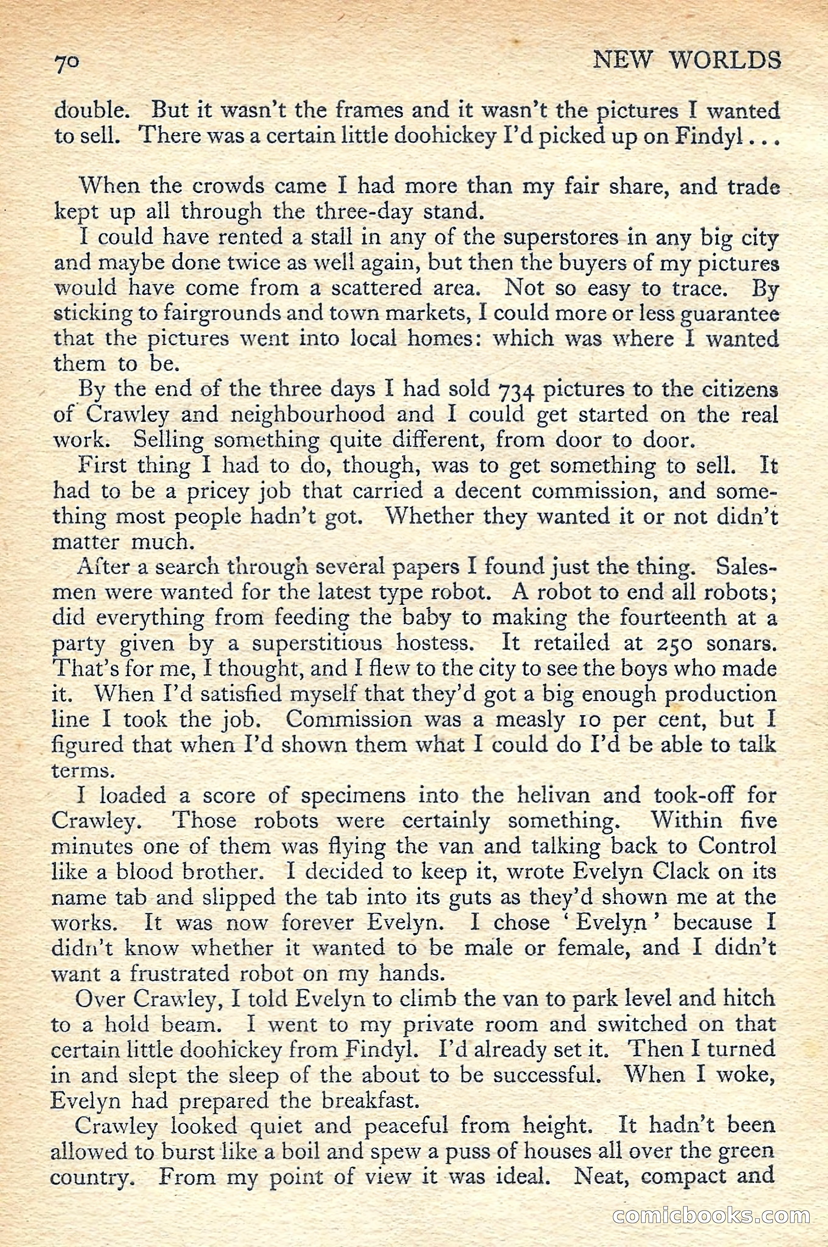New Worlds Science Fiction No. 47 — page 72 of 132