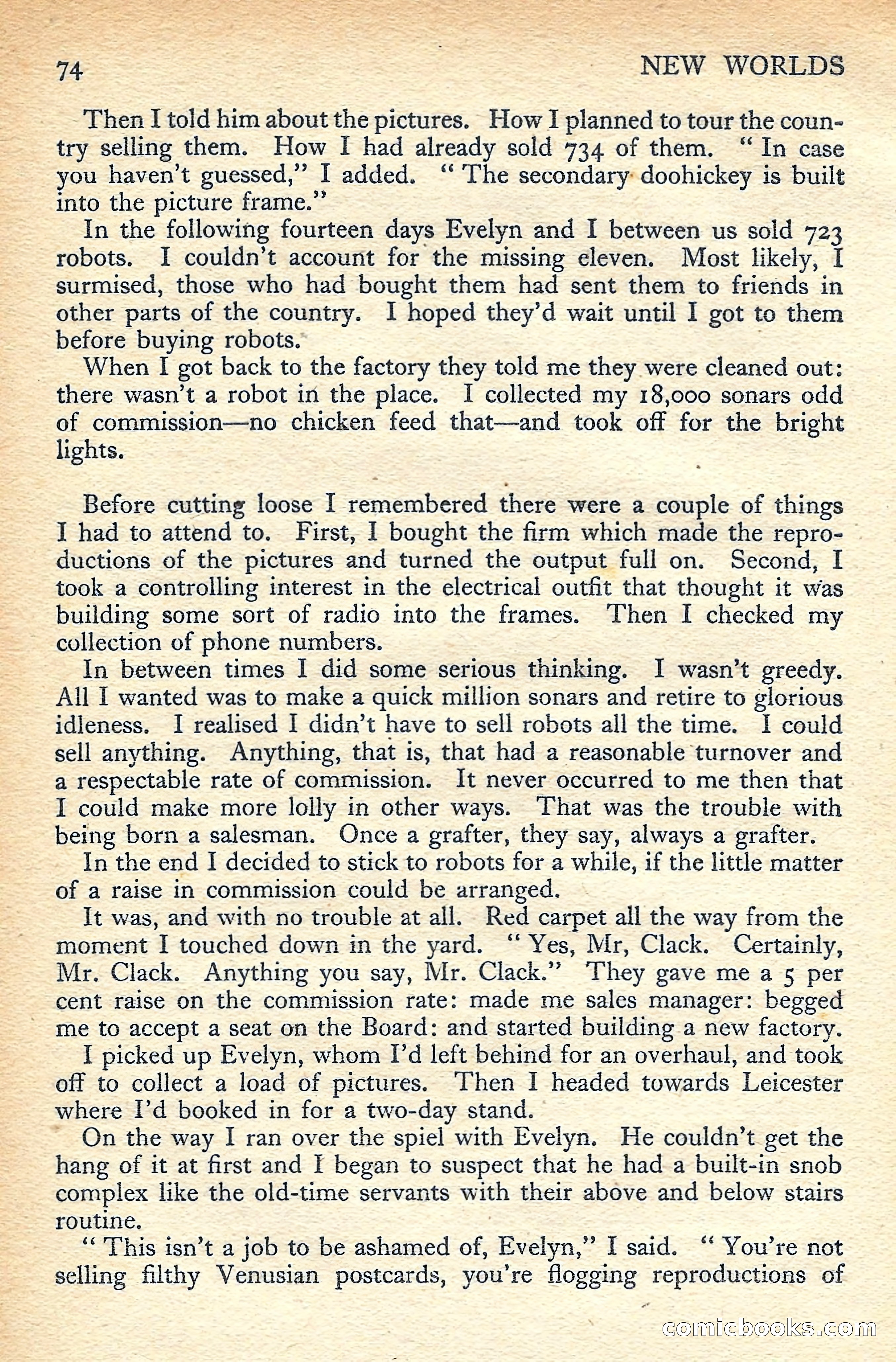 New Worlds Science Fiction No. 47 — page 76 of 132