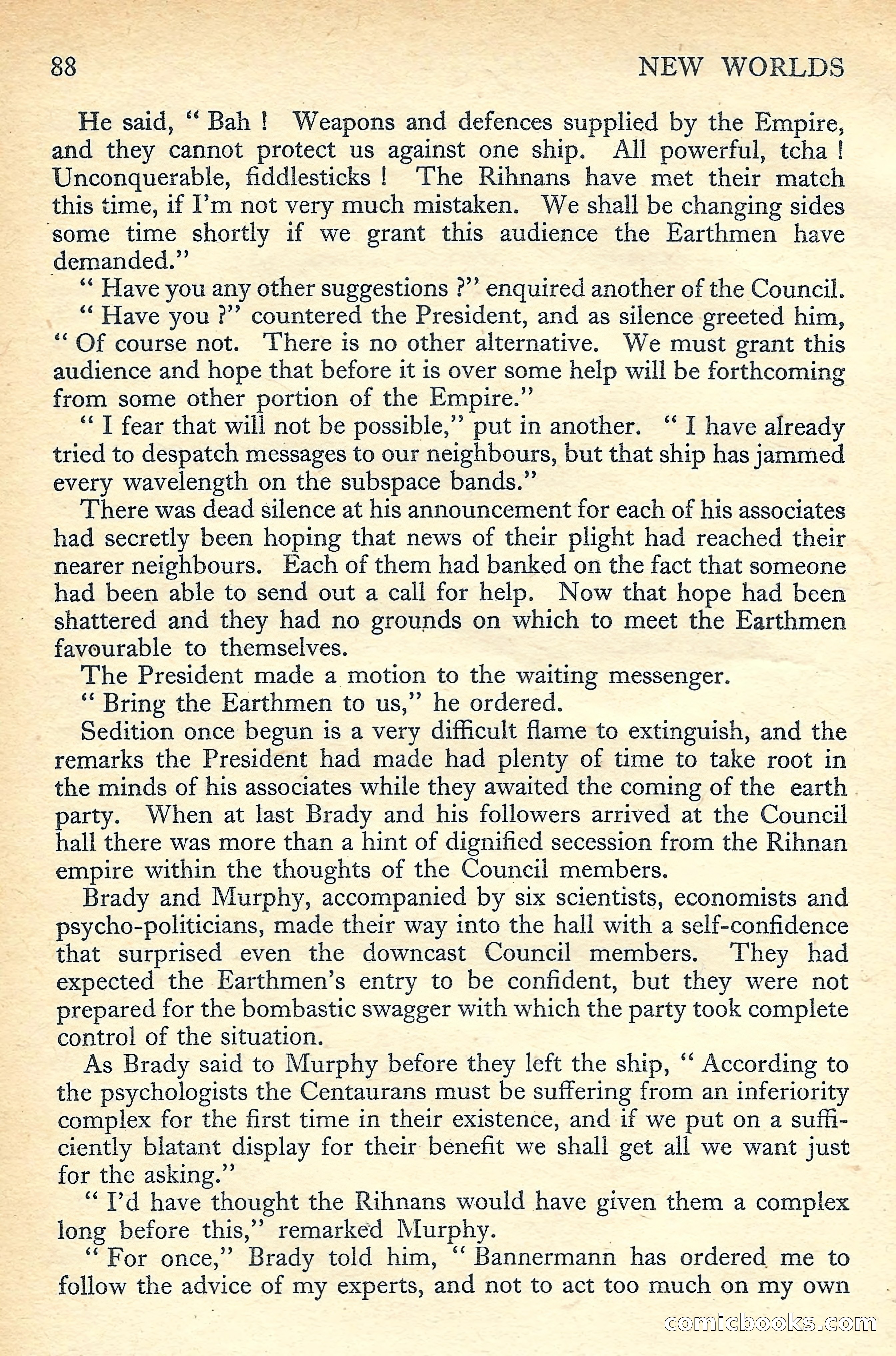 New Worlds Science Fiction No. 47 — page 90 of 132