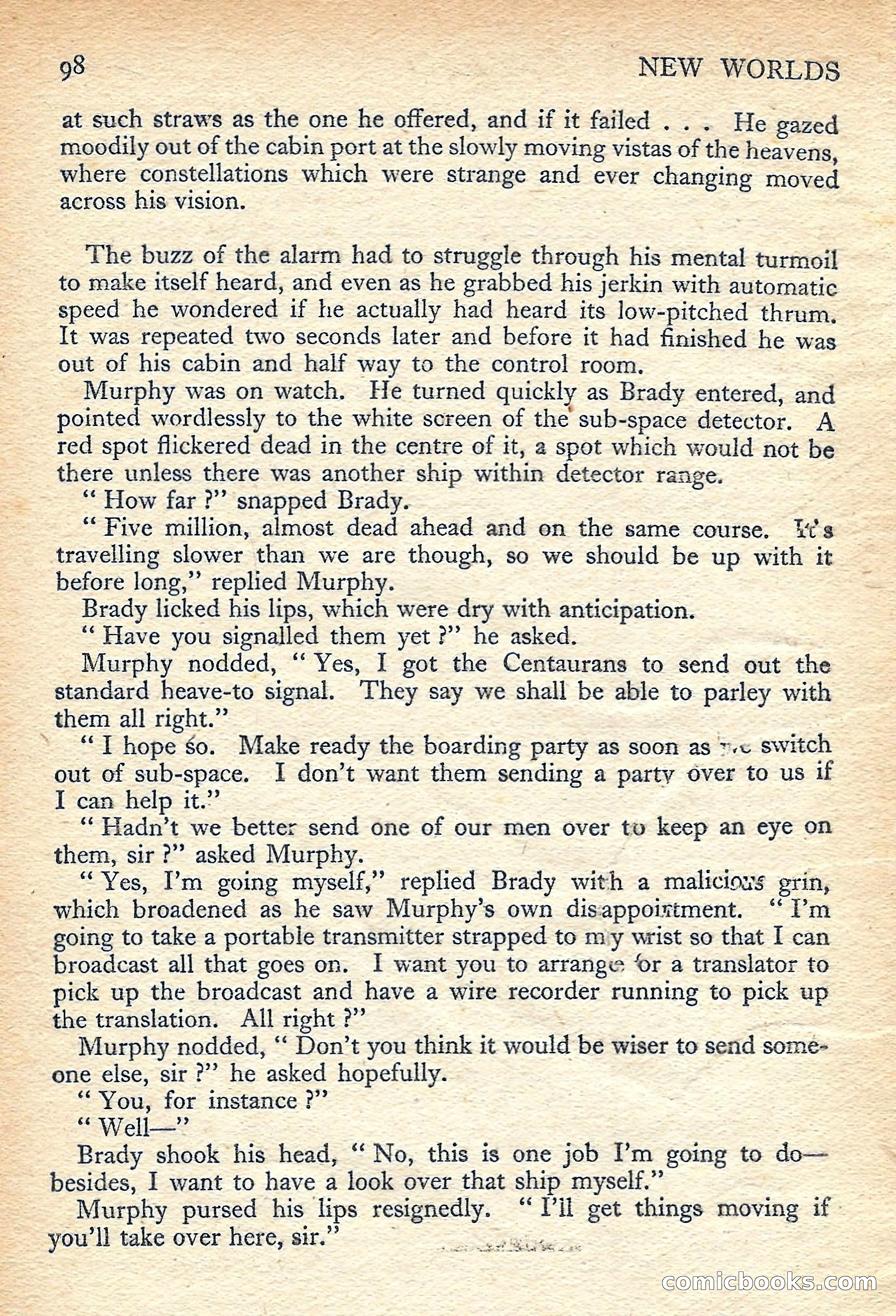New Worlds Science Fiction No. 47 — page 100 of 132