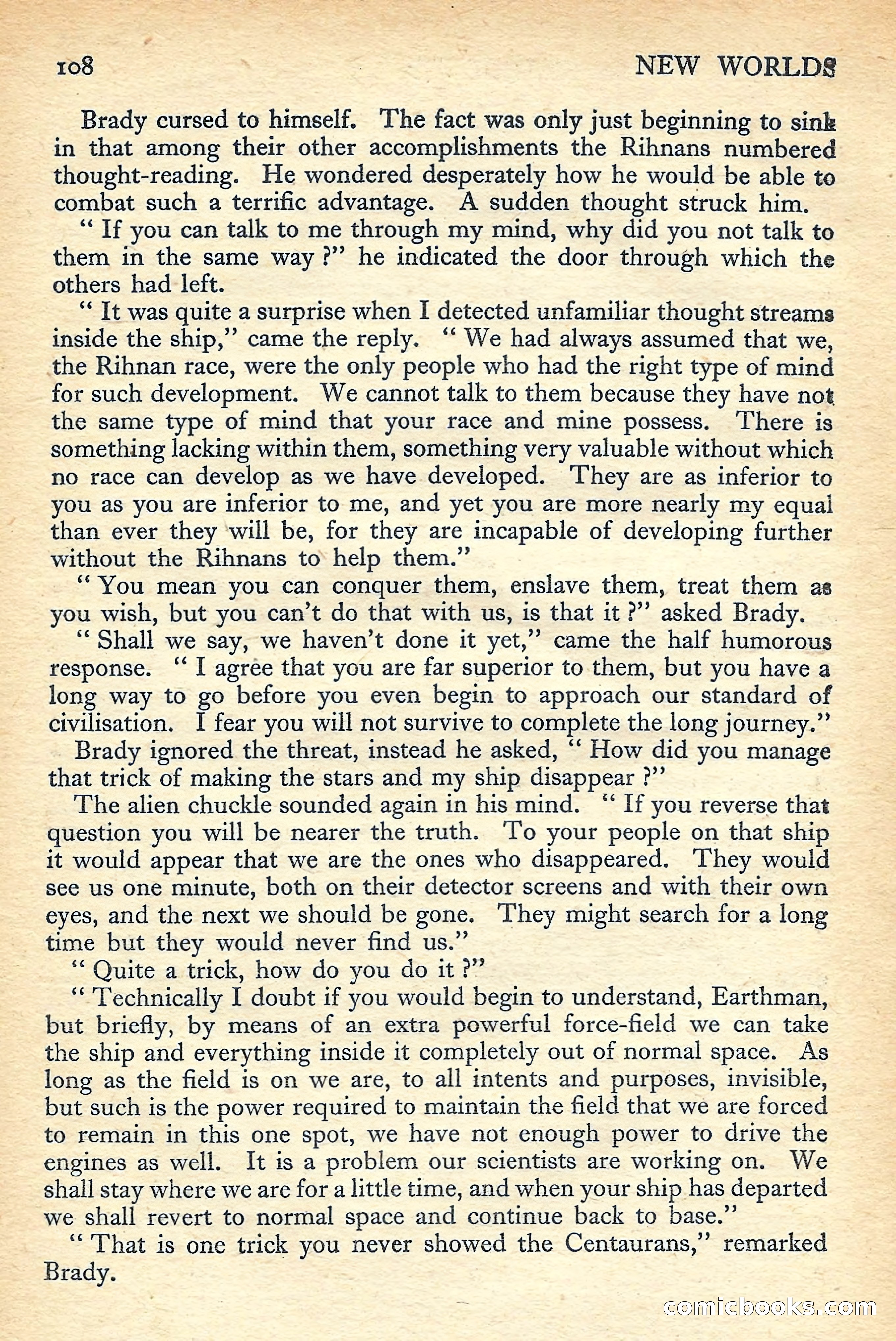 New Worlds Science Fiction No. 47 — page 110 of 132