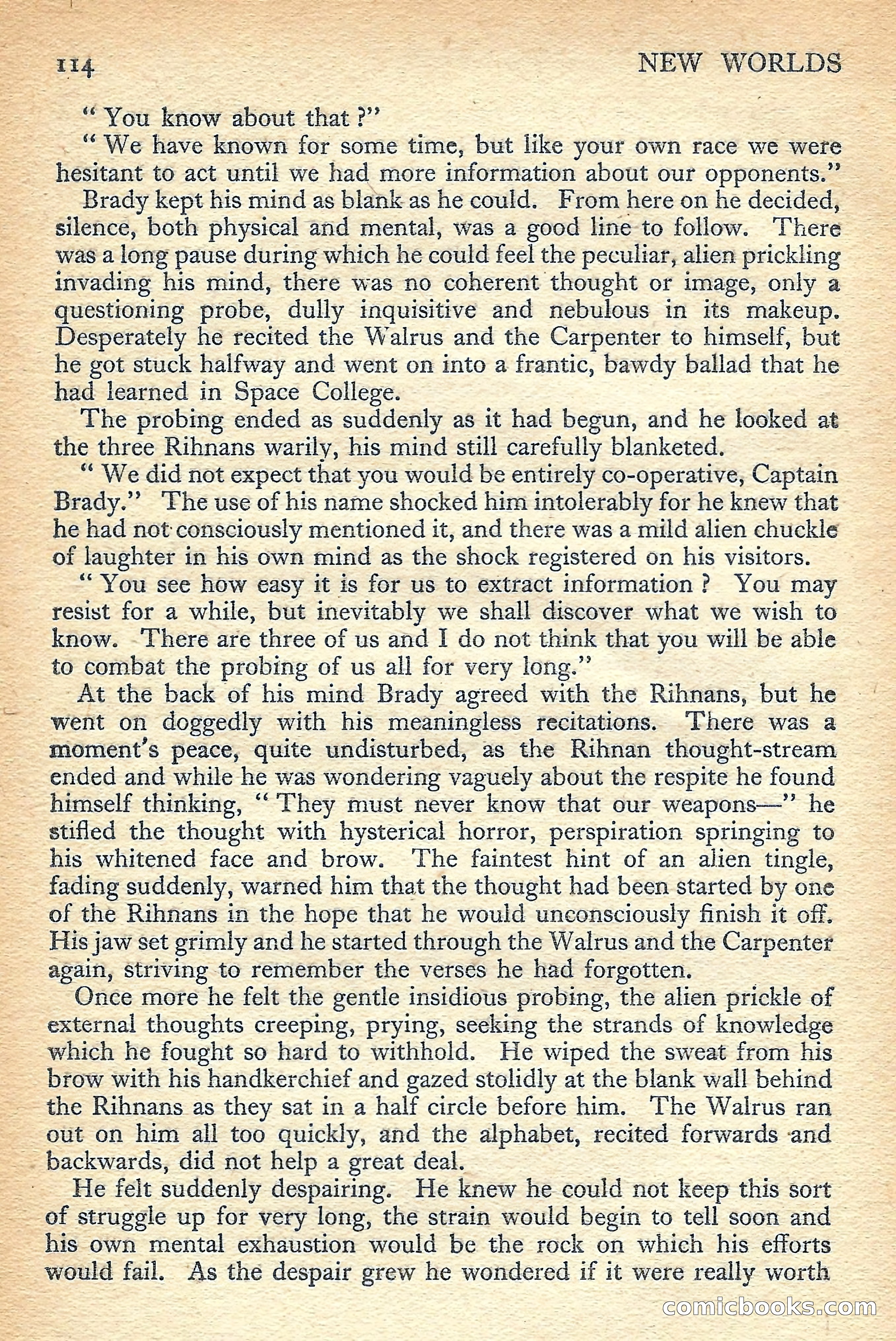 New Worlds Science Fiction No. 47 — page 116 of 132