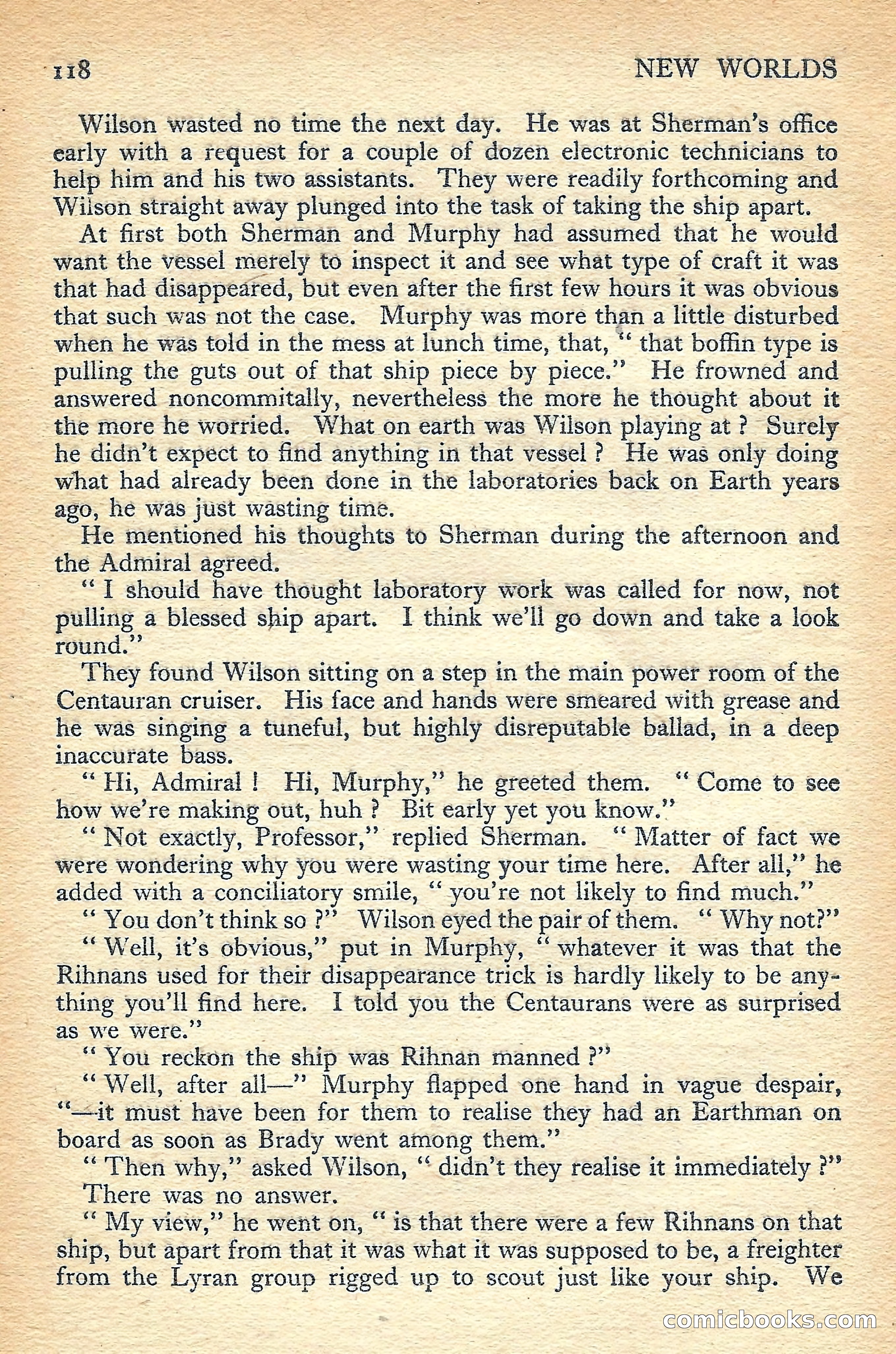 New Worlds Science Fiction No. 47 — page 120 of 132
