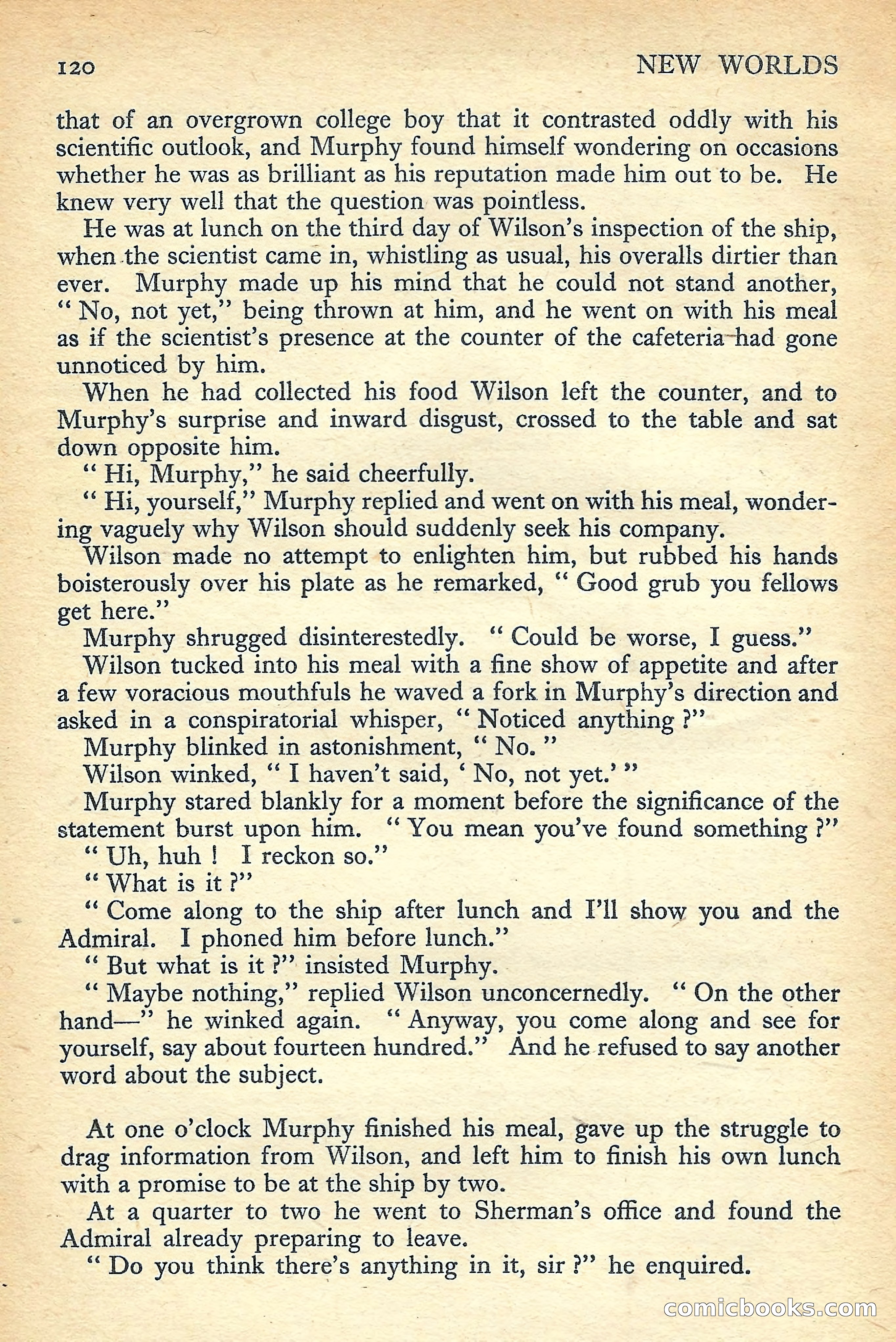 New Worlds Science Fiction No. 47 — page 122 of 132