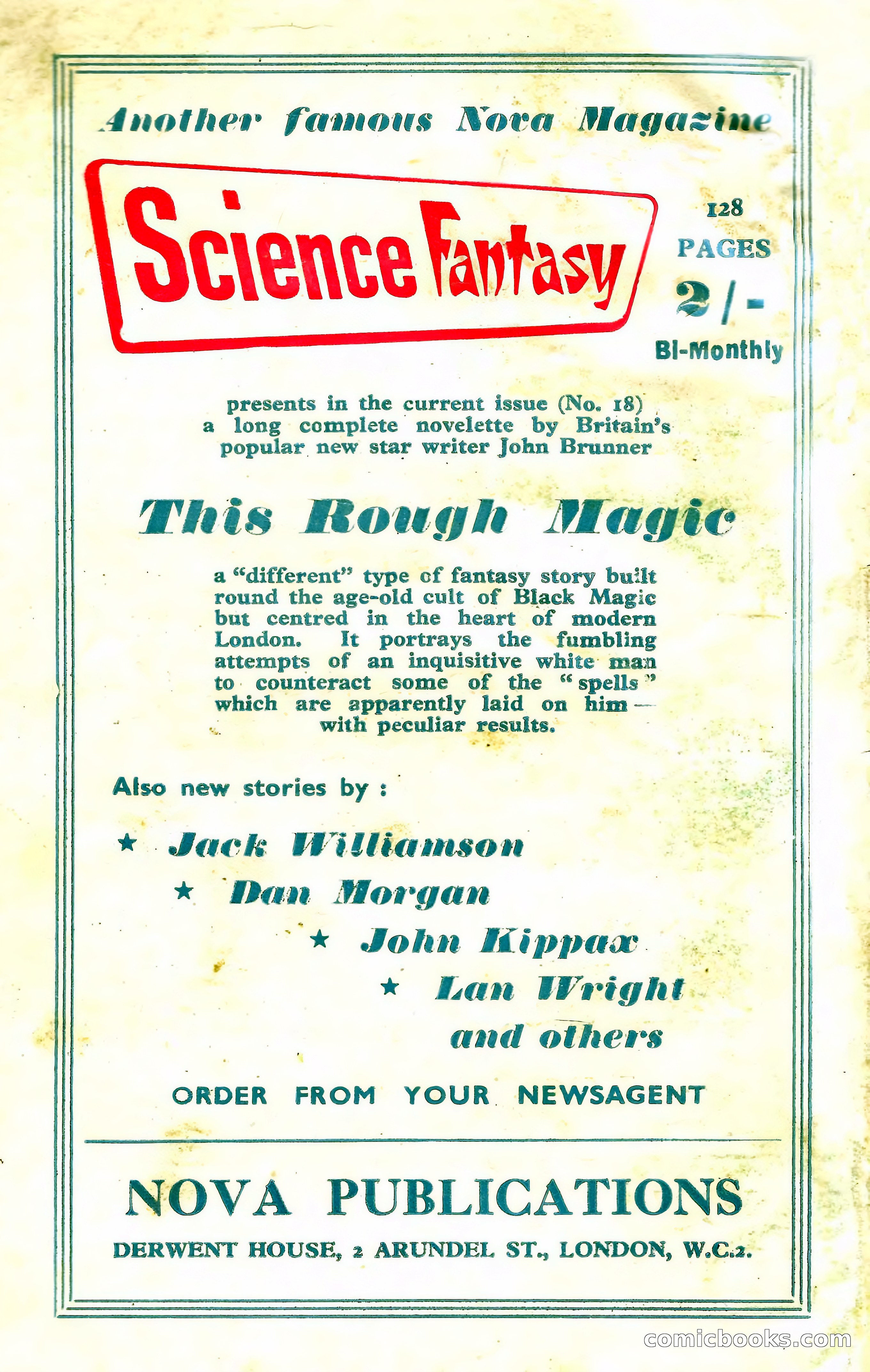 New Worlds Science Fiction No. 47 — page 132 of 132
