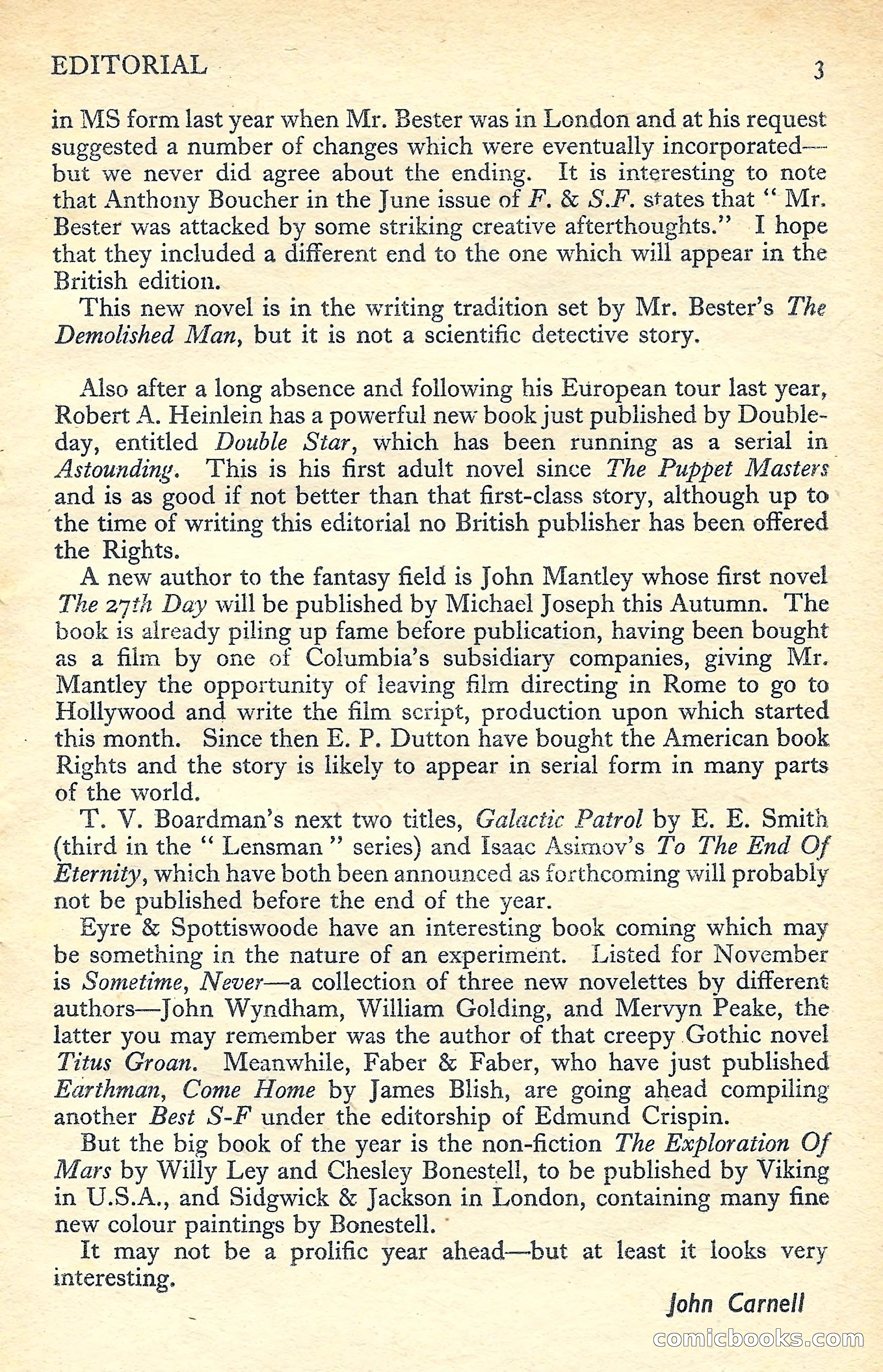 New Worlds Science Fiction No. 48 — page 5 of 132