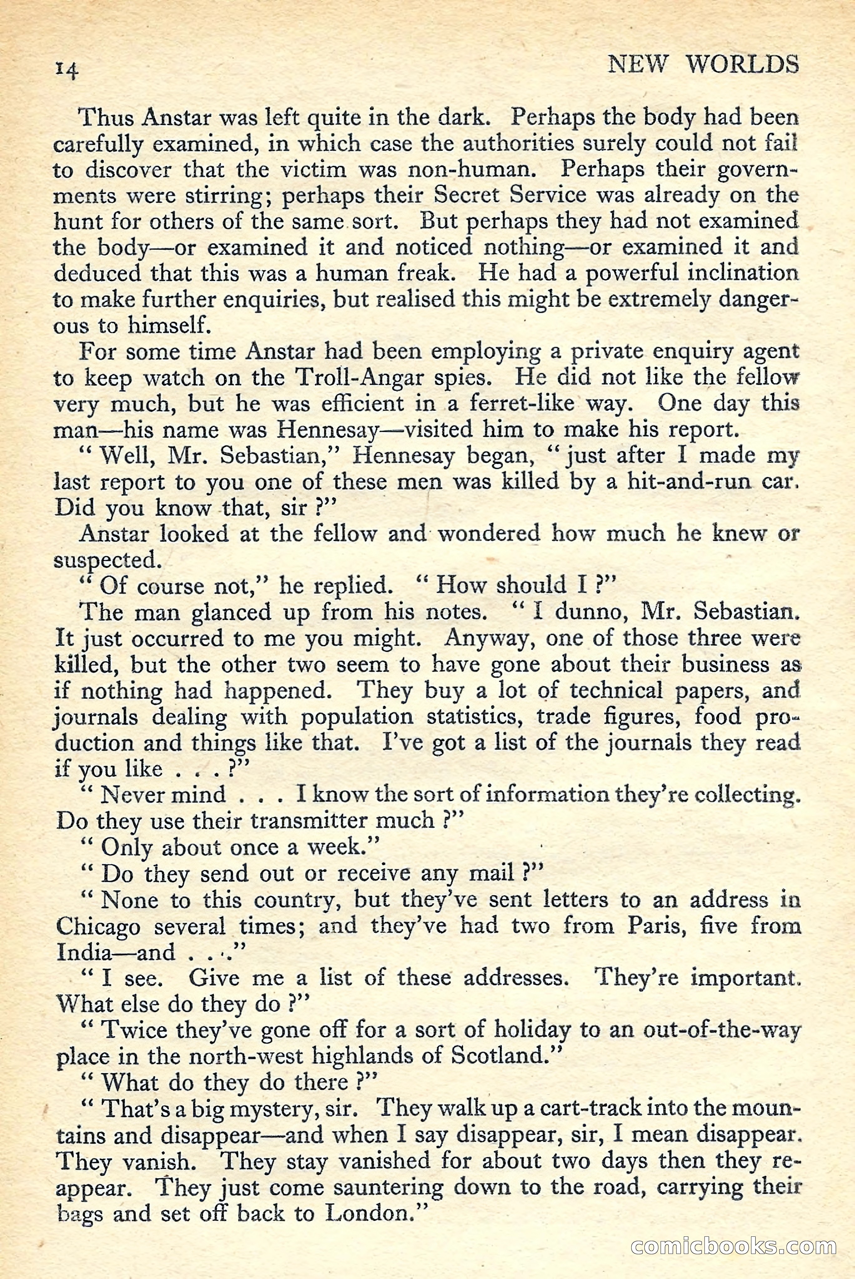 New Worlds Science Fiction No. 48 — page 16 of 132