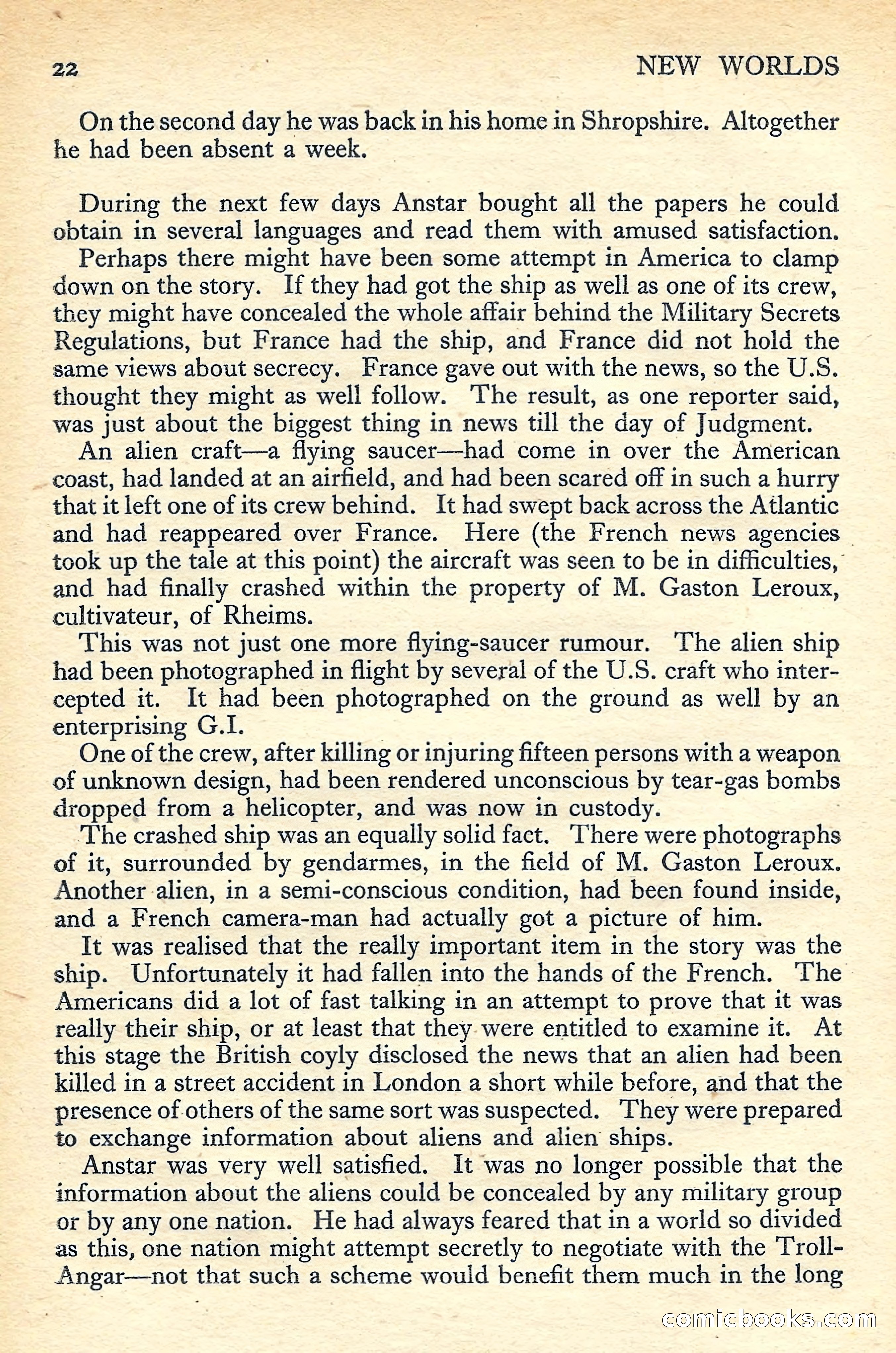New Worlds Science Fiction No. 48 — page 24 of 132