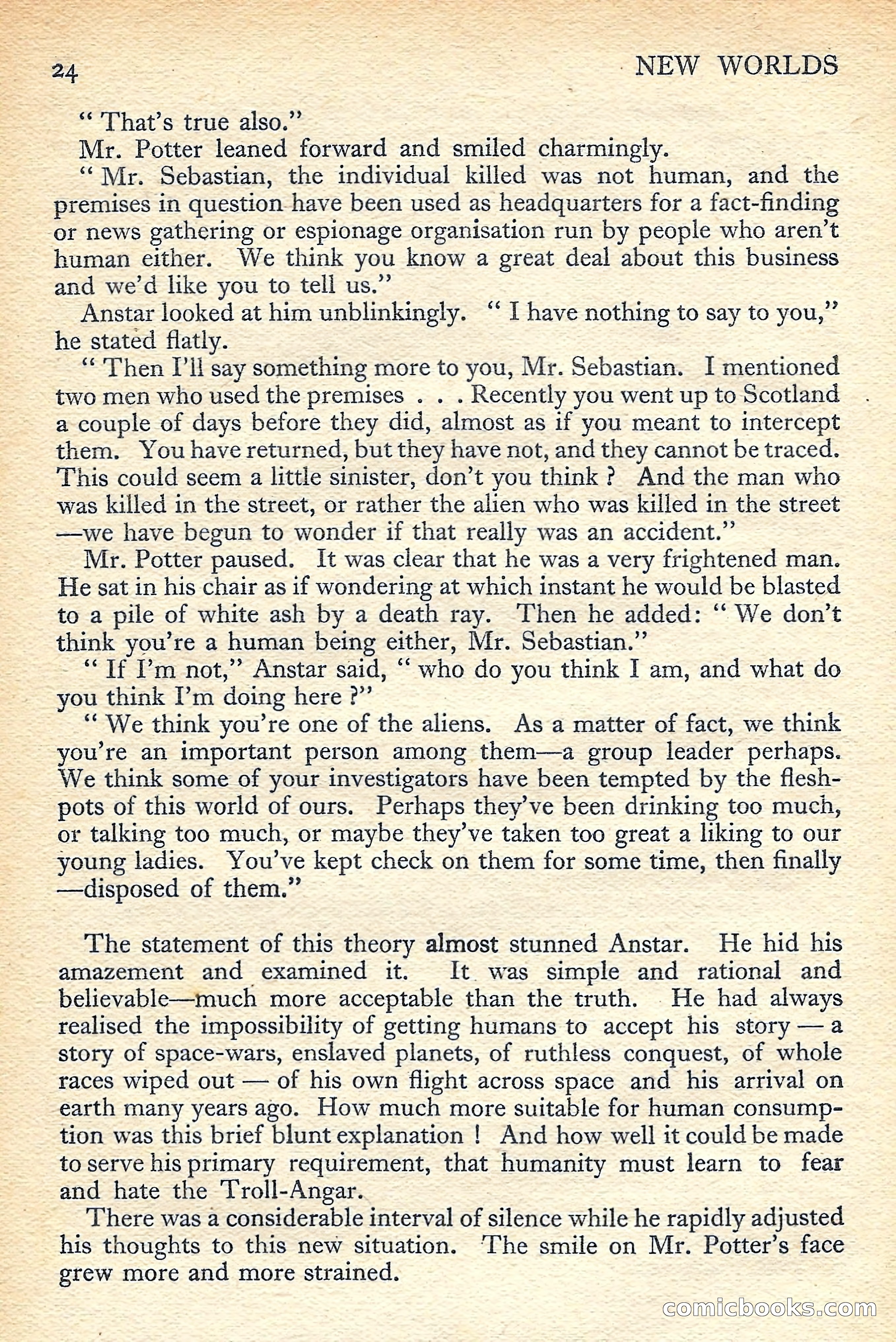 New Worlds Science Fiction No. 48 — page 26 of 132