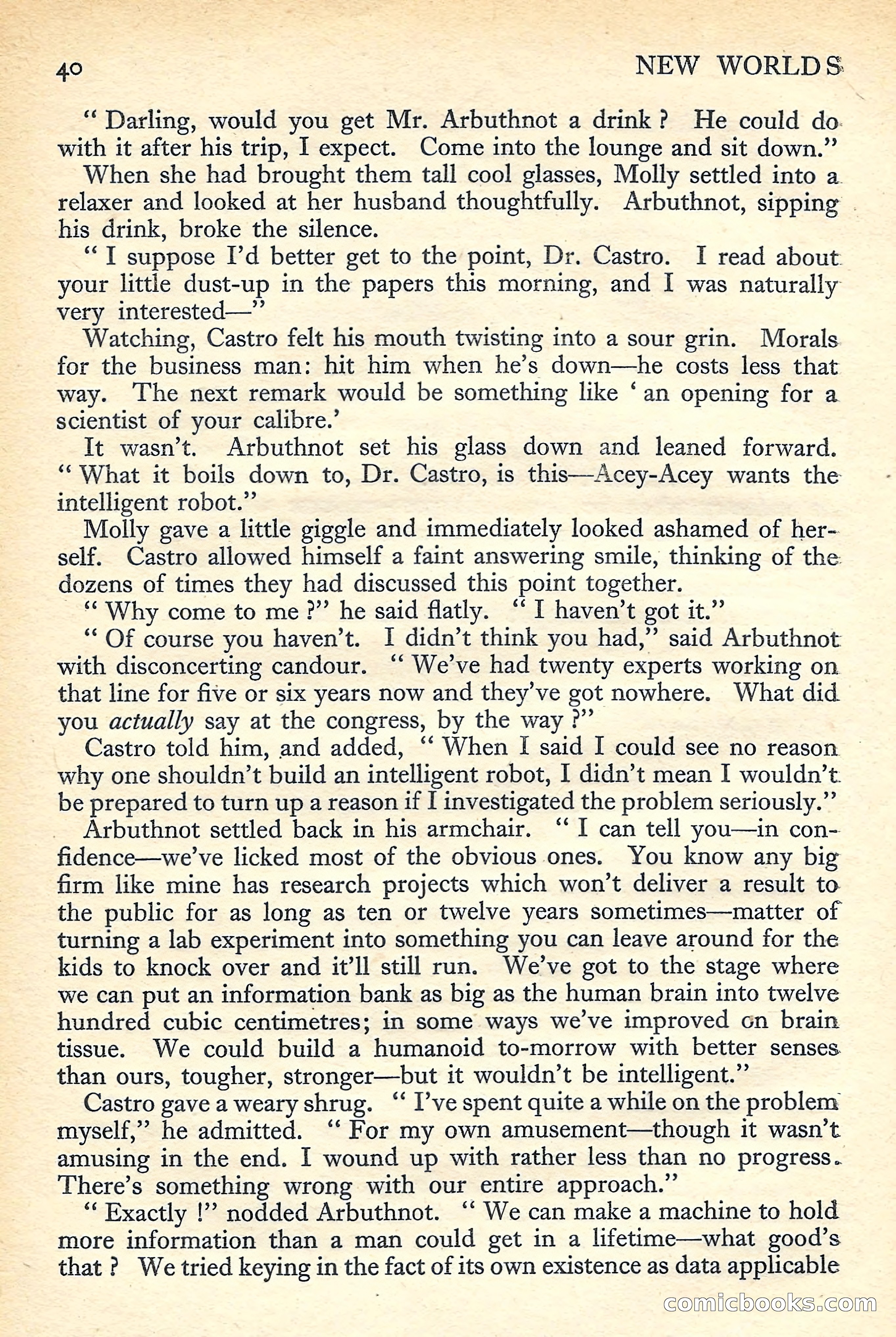 New Worlds Science Fiction No. 48 — page 42 of 132