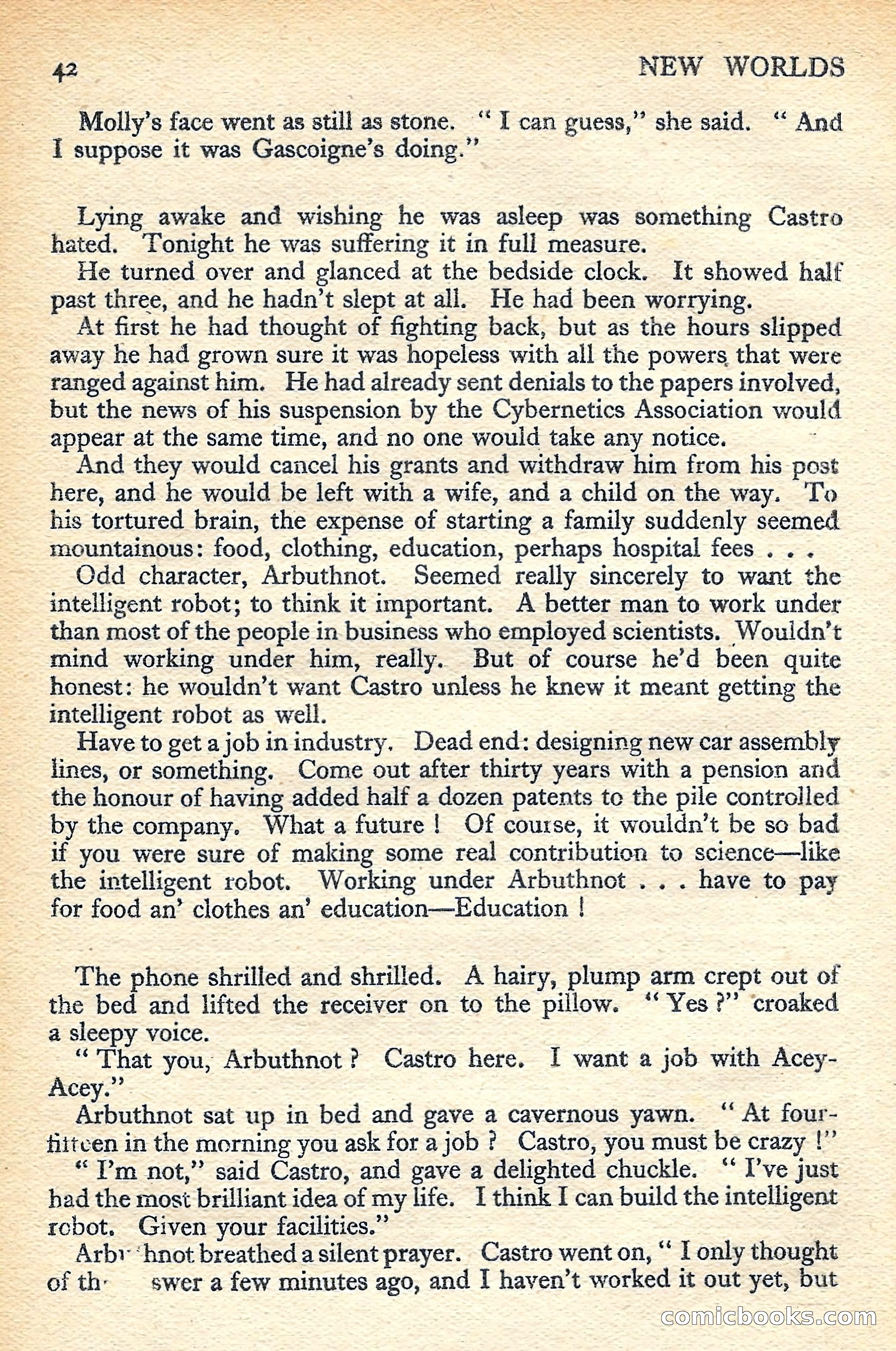 New Worlds Science Fiction No. 48 — page 44 of 132
