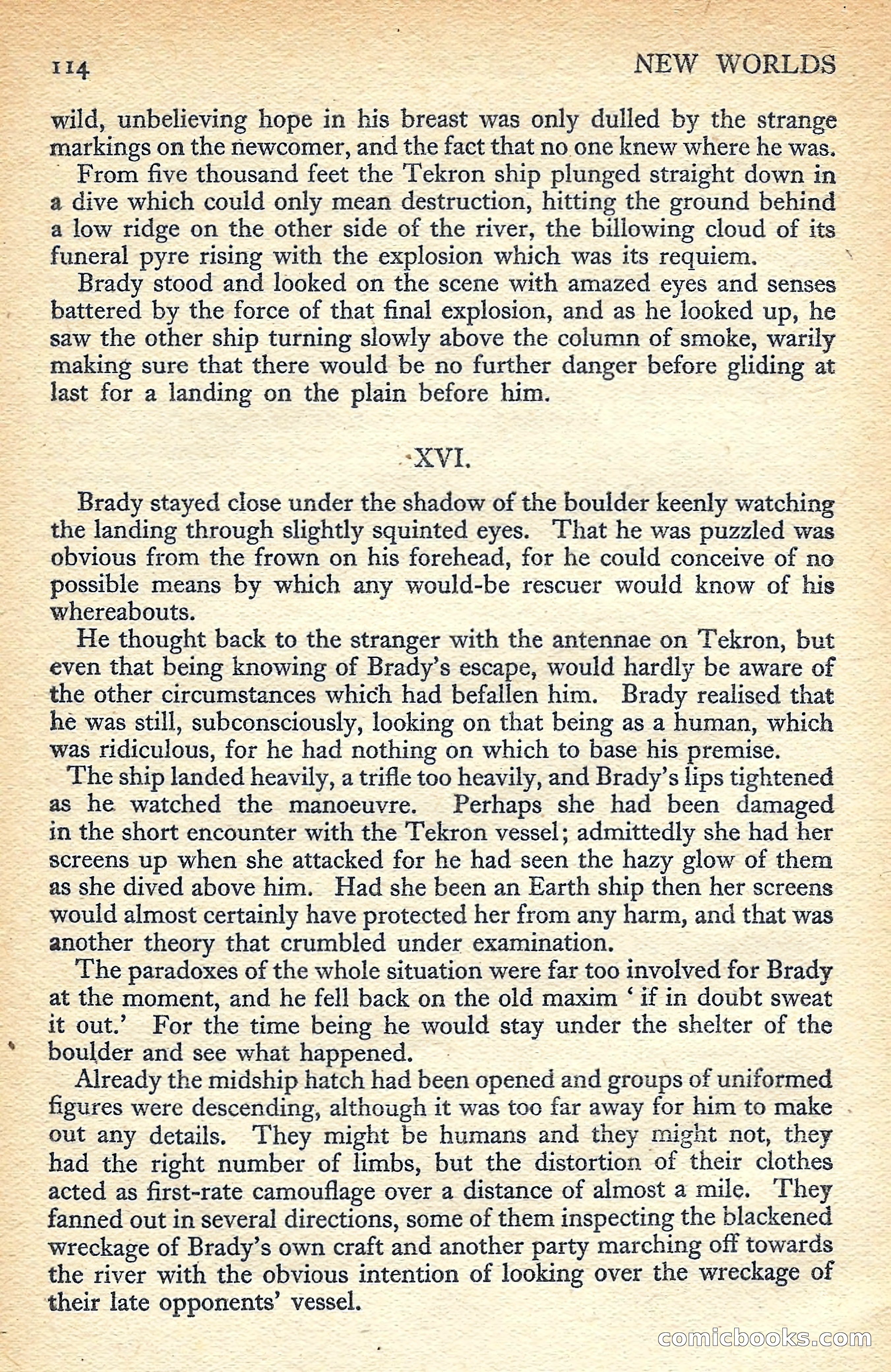 New Worlds Science Fiction No. 48 — page 116 of 132