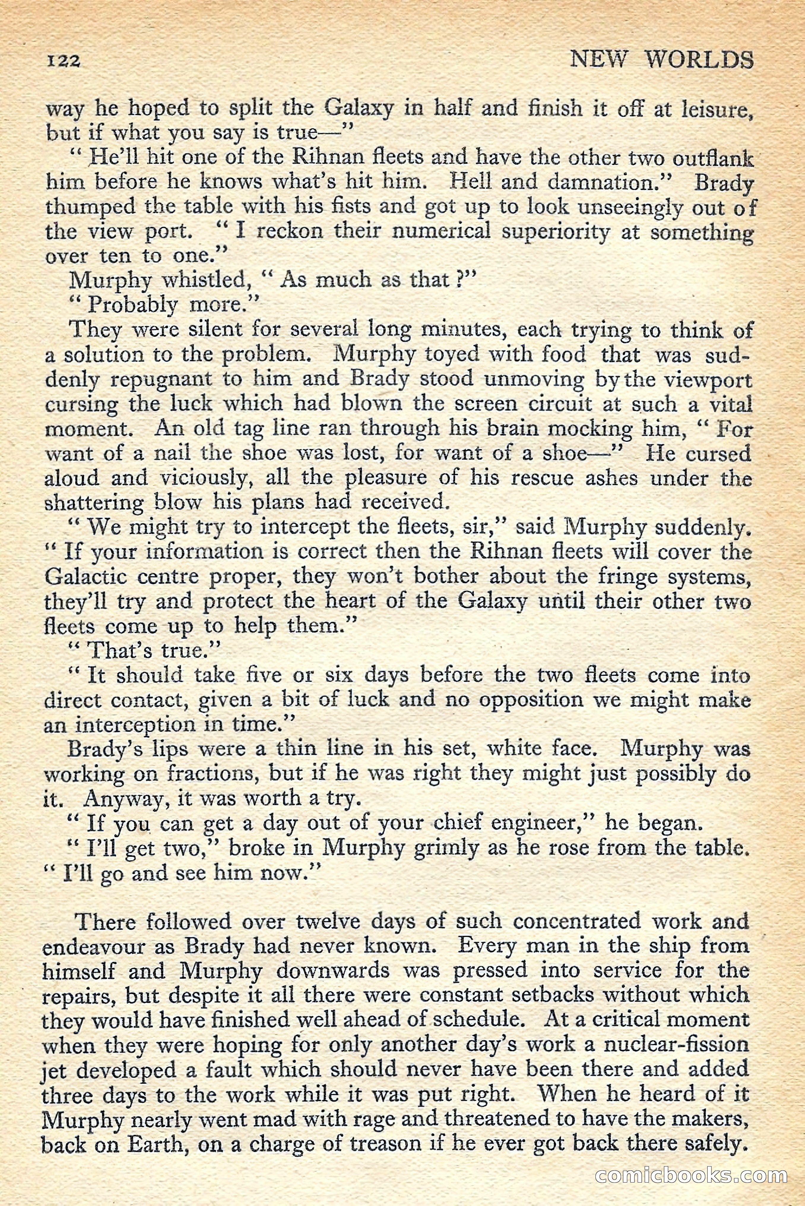 New Worlds Science Fiction No. 48 — page 124 of 132