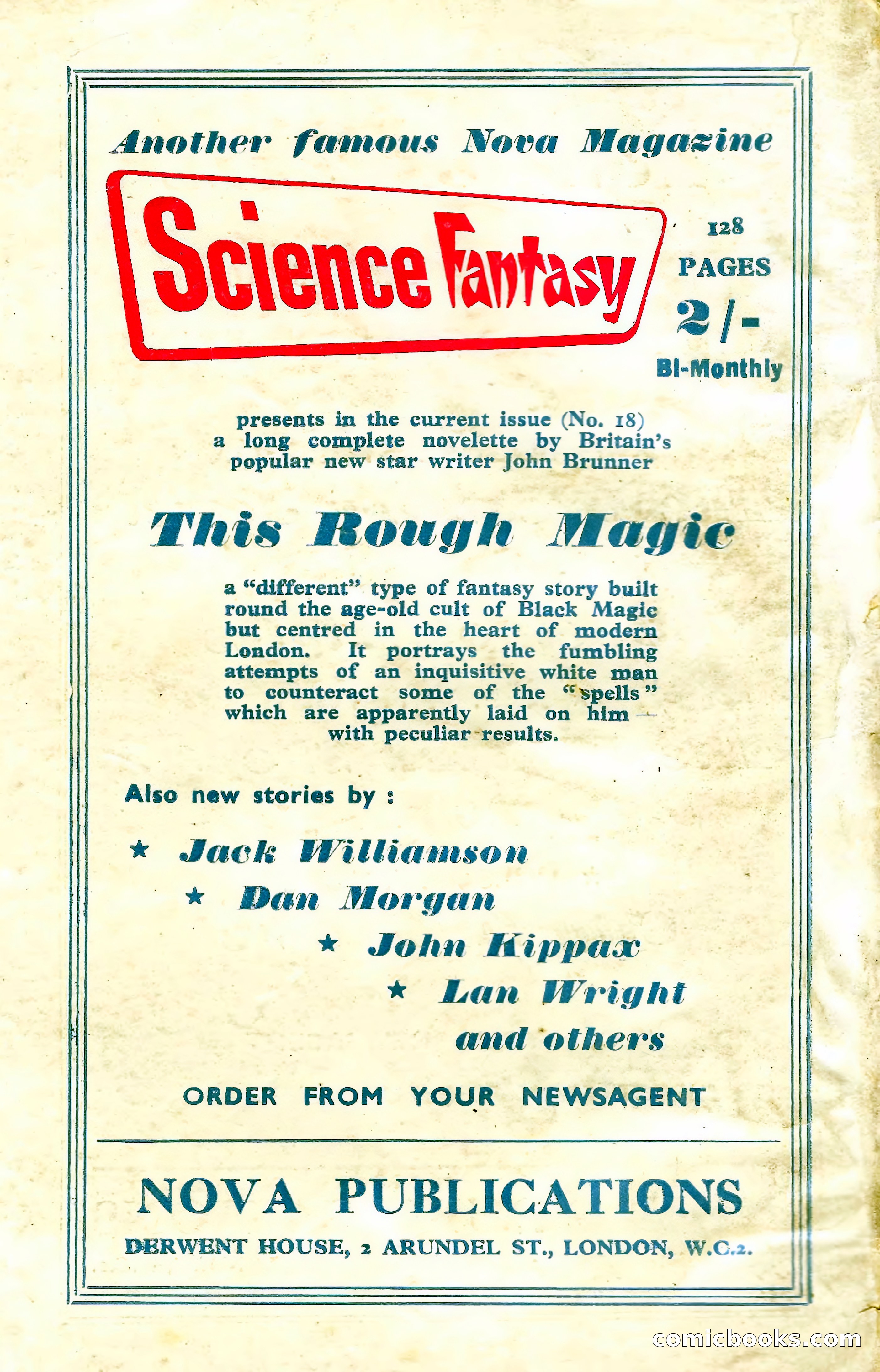 New Worlds Science Fiction No. 48 — page 132 of 132