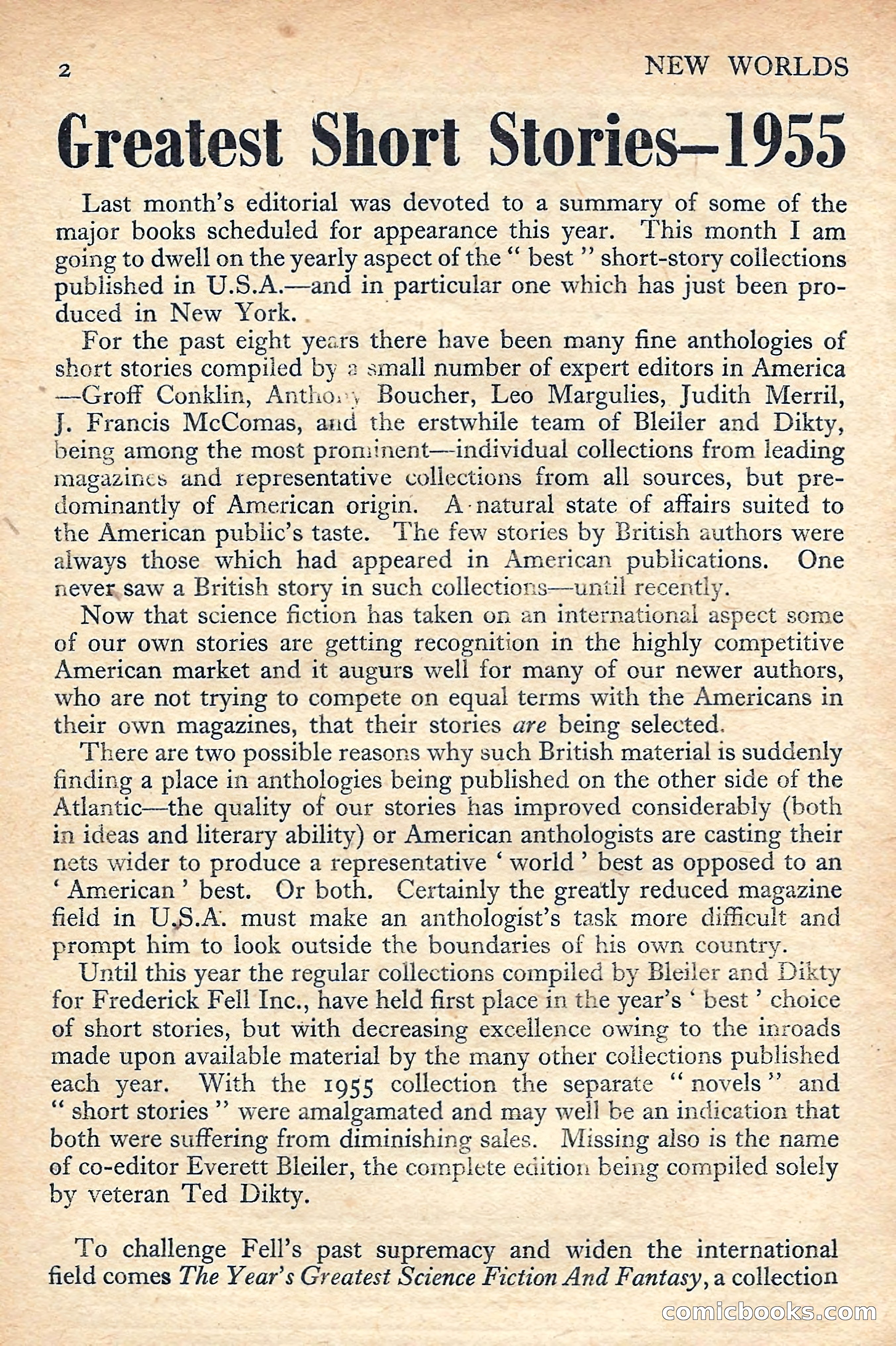 New Worlds Science Fiction No. 49 — page 4 of 132