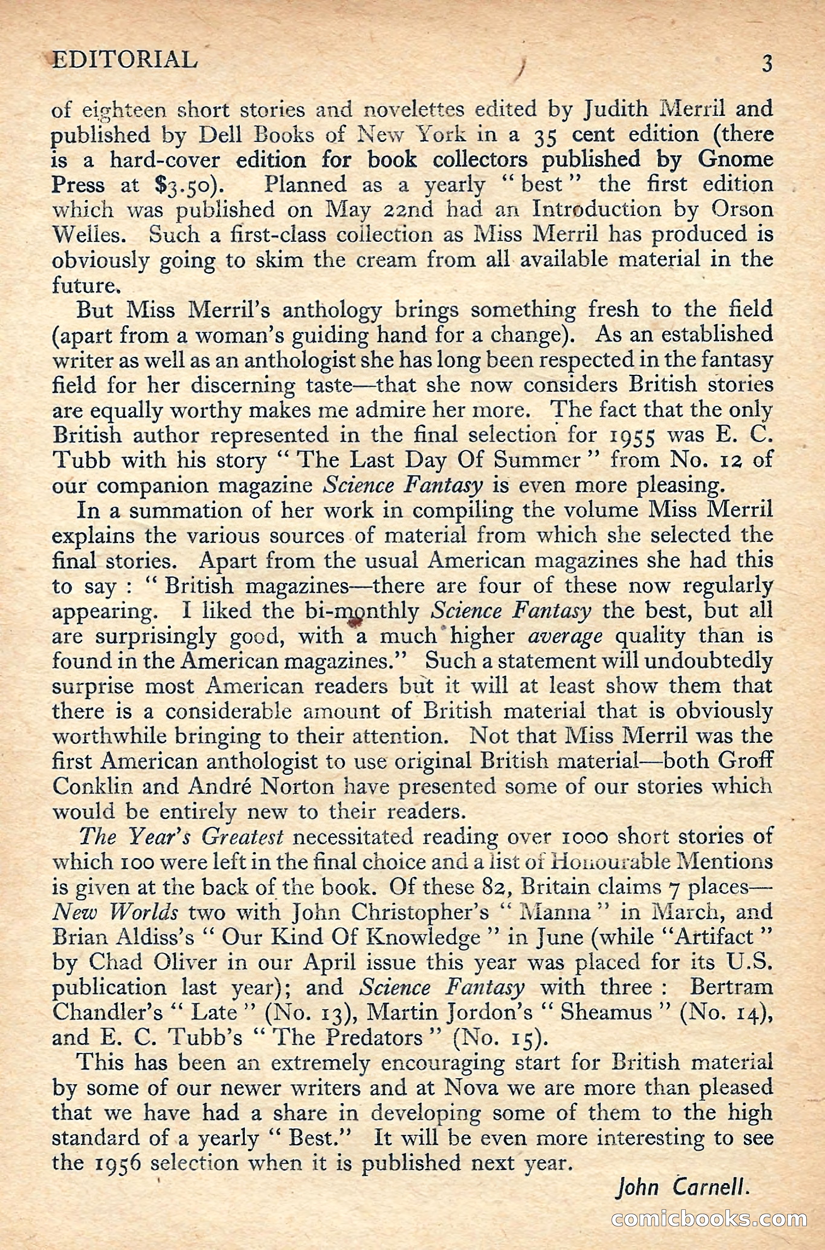 New Worlds Science Fiction No. 49 — page 5 of 132