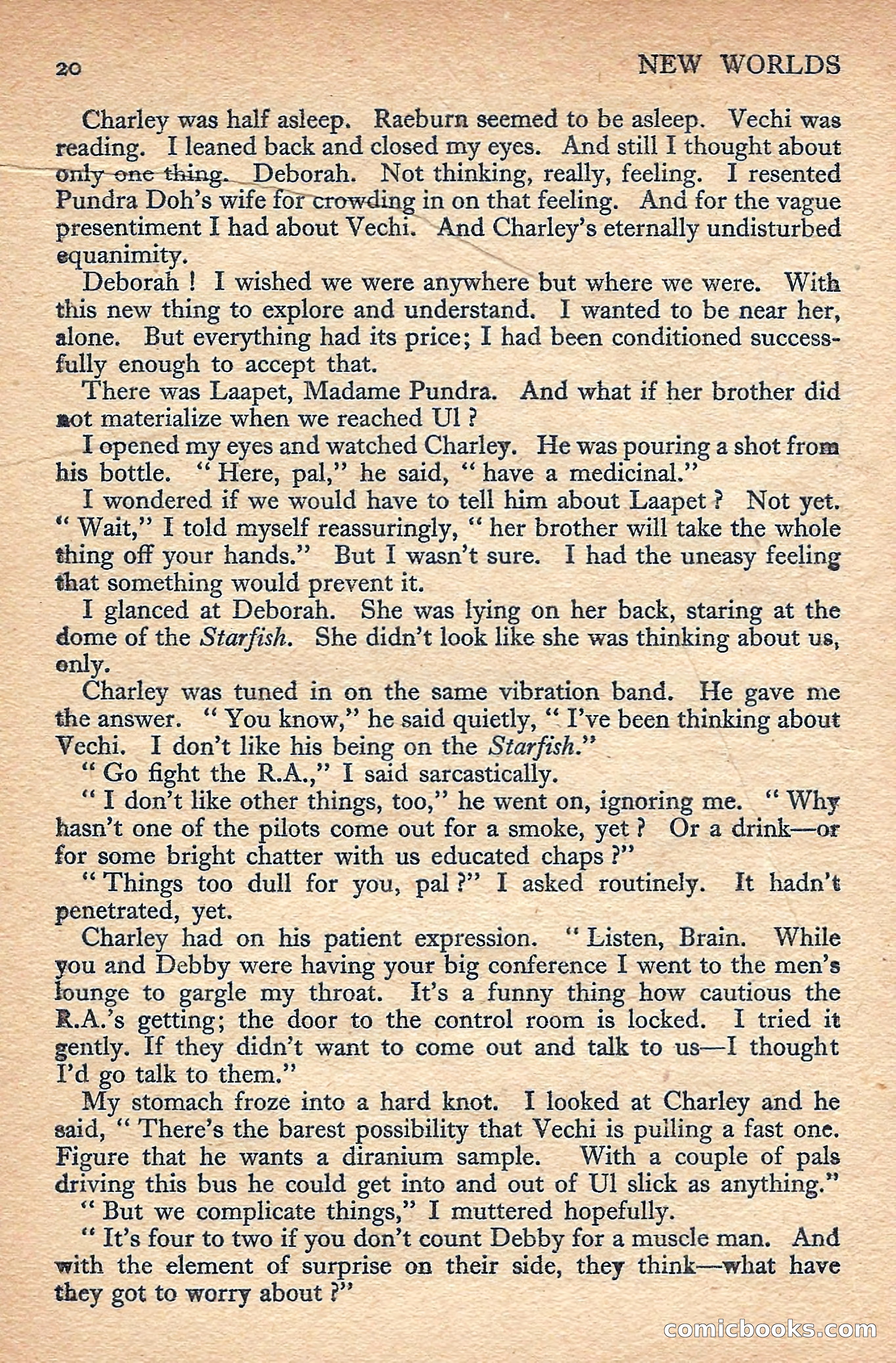 New Worlds Science Fiction No. 49 — page 22 of 132