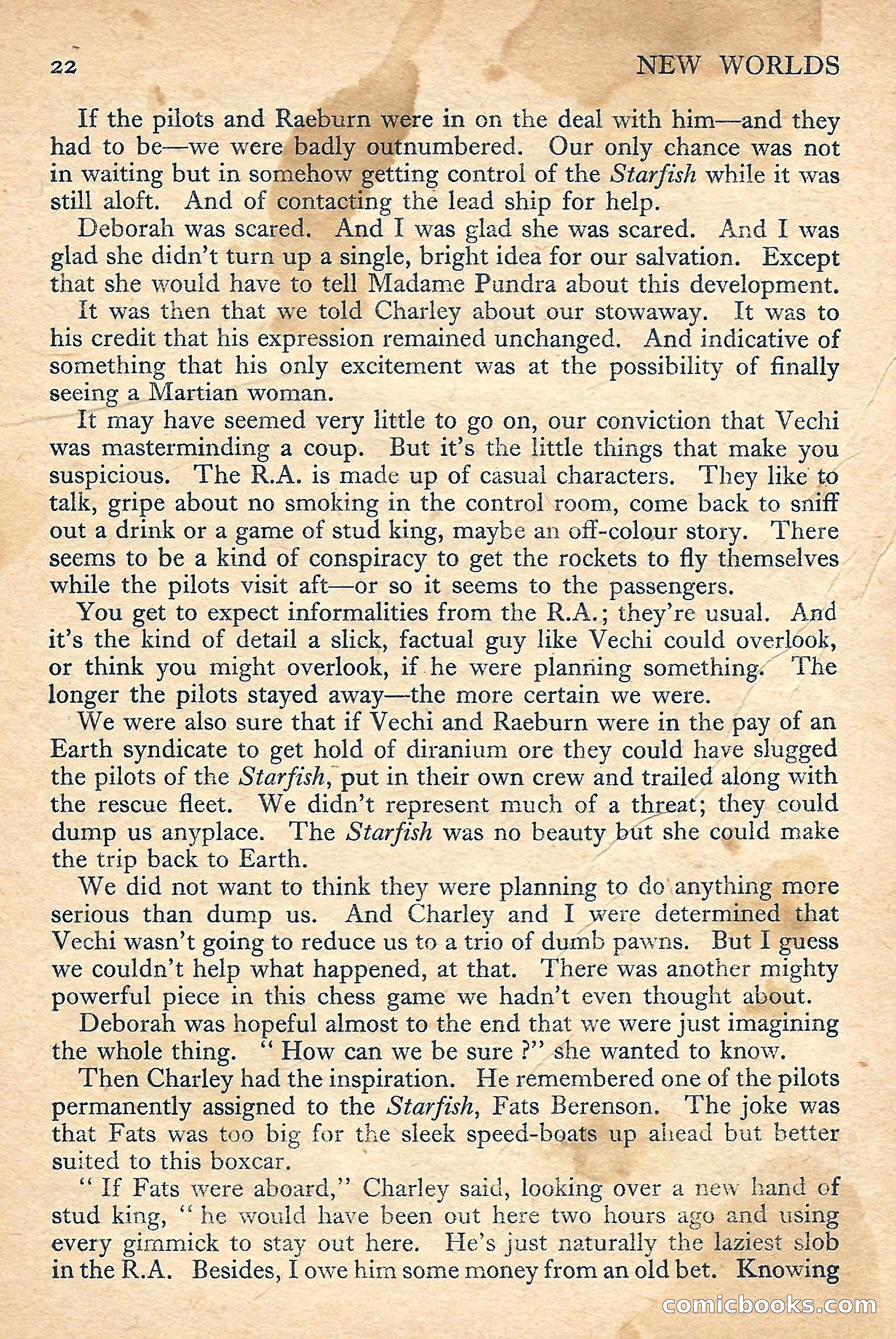 New Worlds Science Fiction No. 49 — page 24 of 132