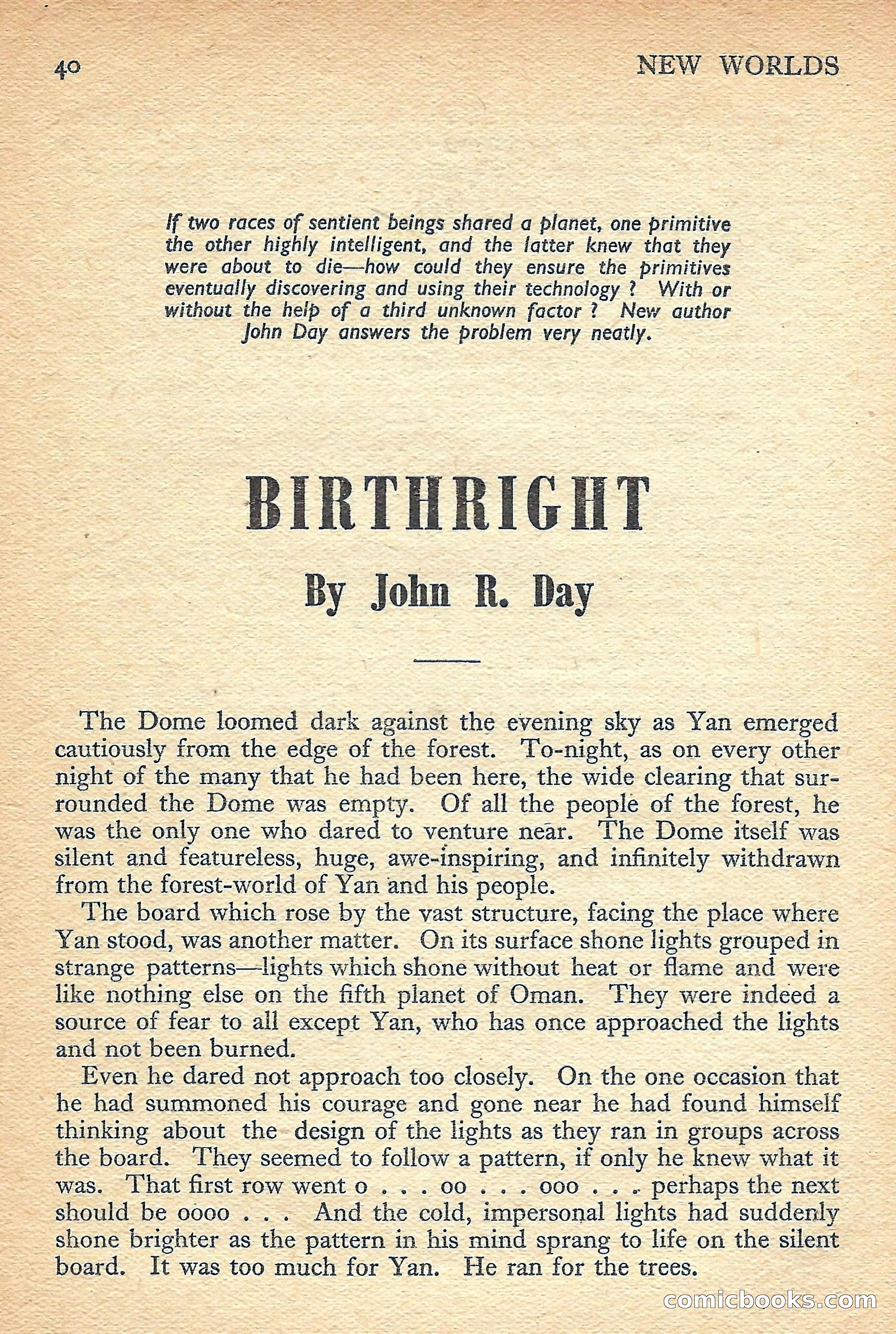 New Worlds Science Fiction No. 49 — page 42 of 132