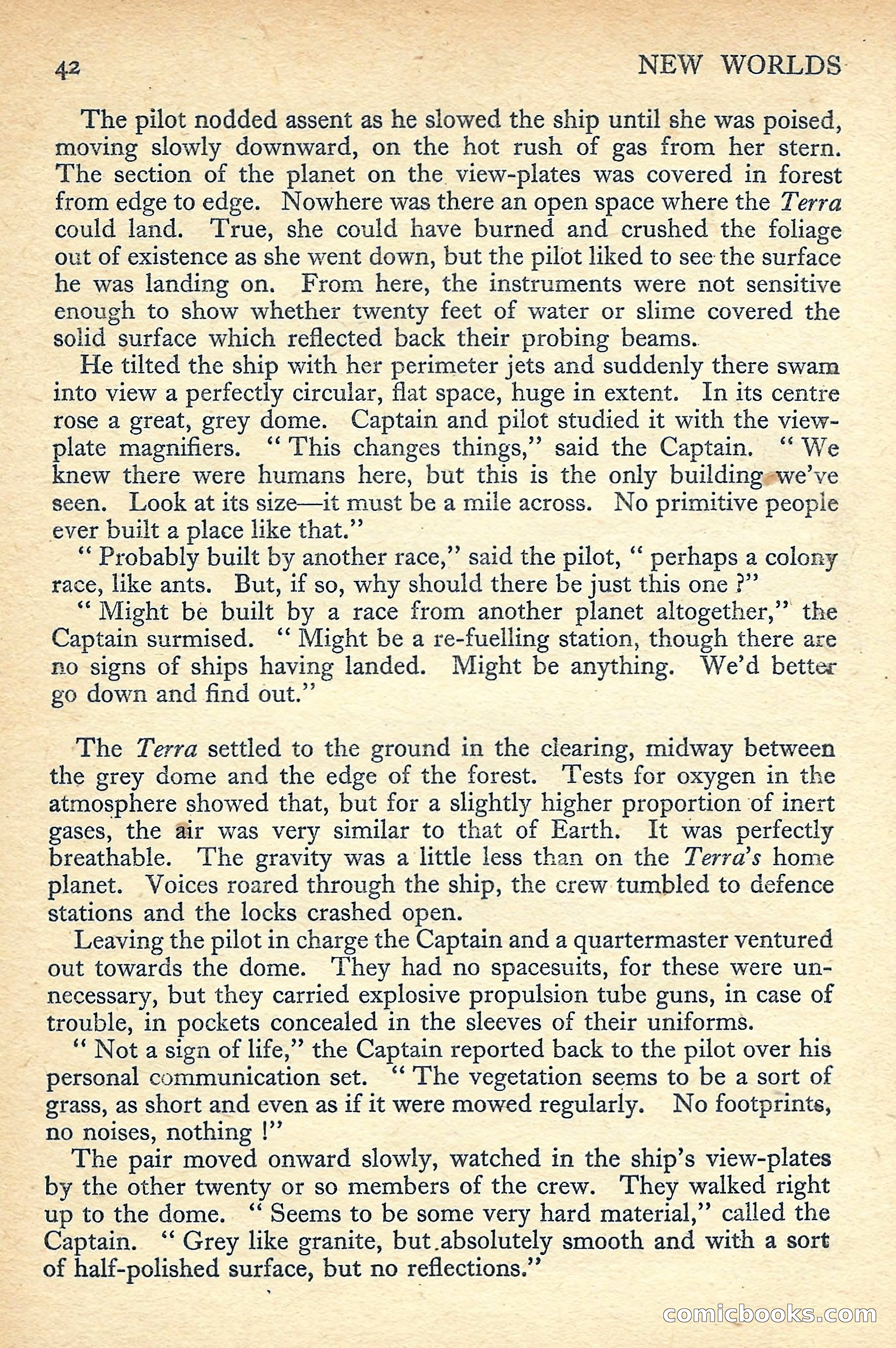 New Worlds Science Fiction No. 49 — page 44 of 132