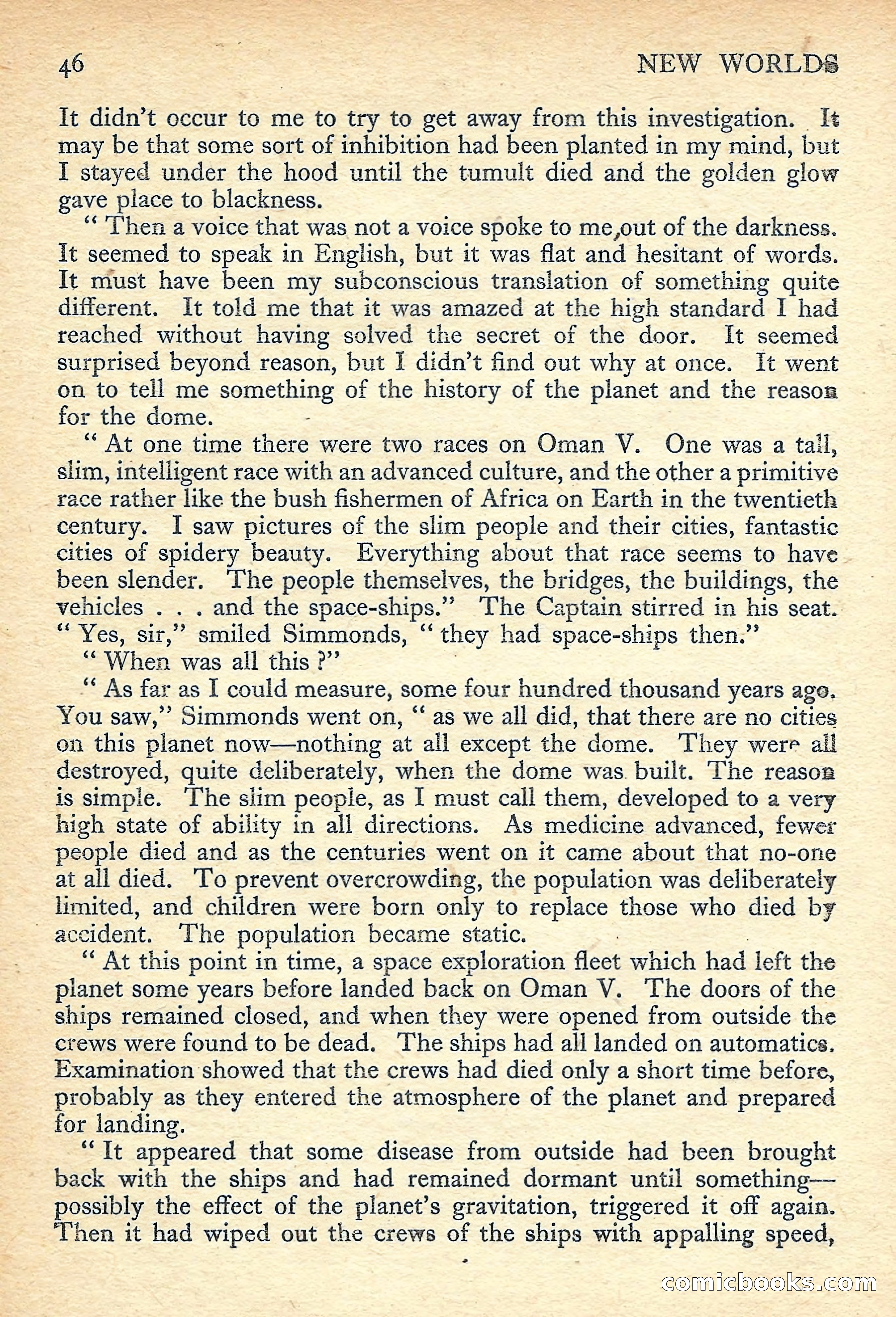 New Worlds Science Fiction No. 49 — page 48 of 132