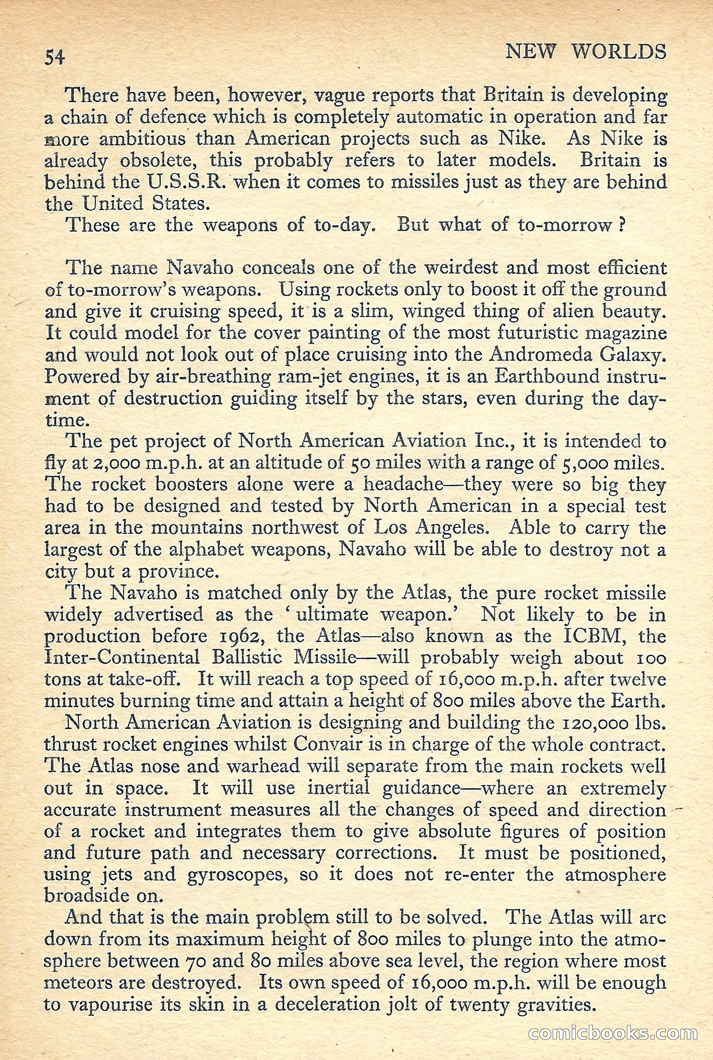 New Worlds Science Fiction No. 49 — page 56 of 132