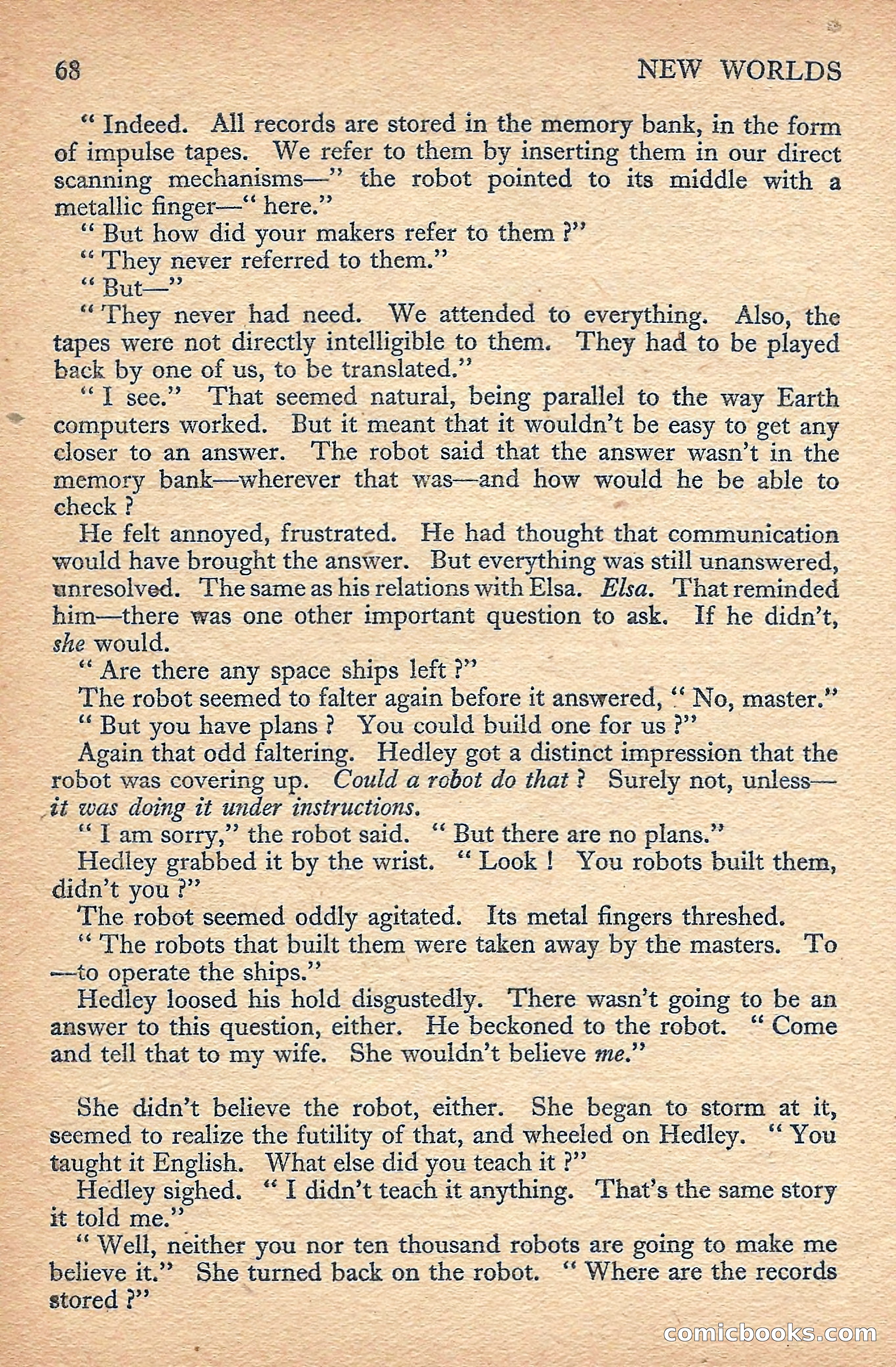 New Worlds Science Fiction No. 49 — page 70 of 132