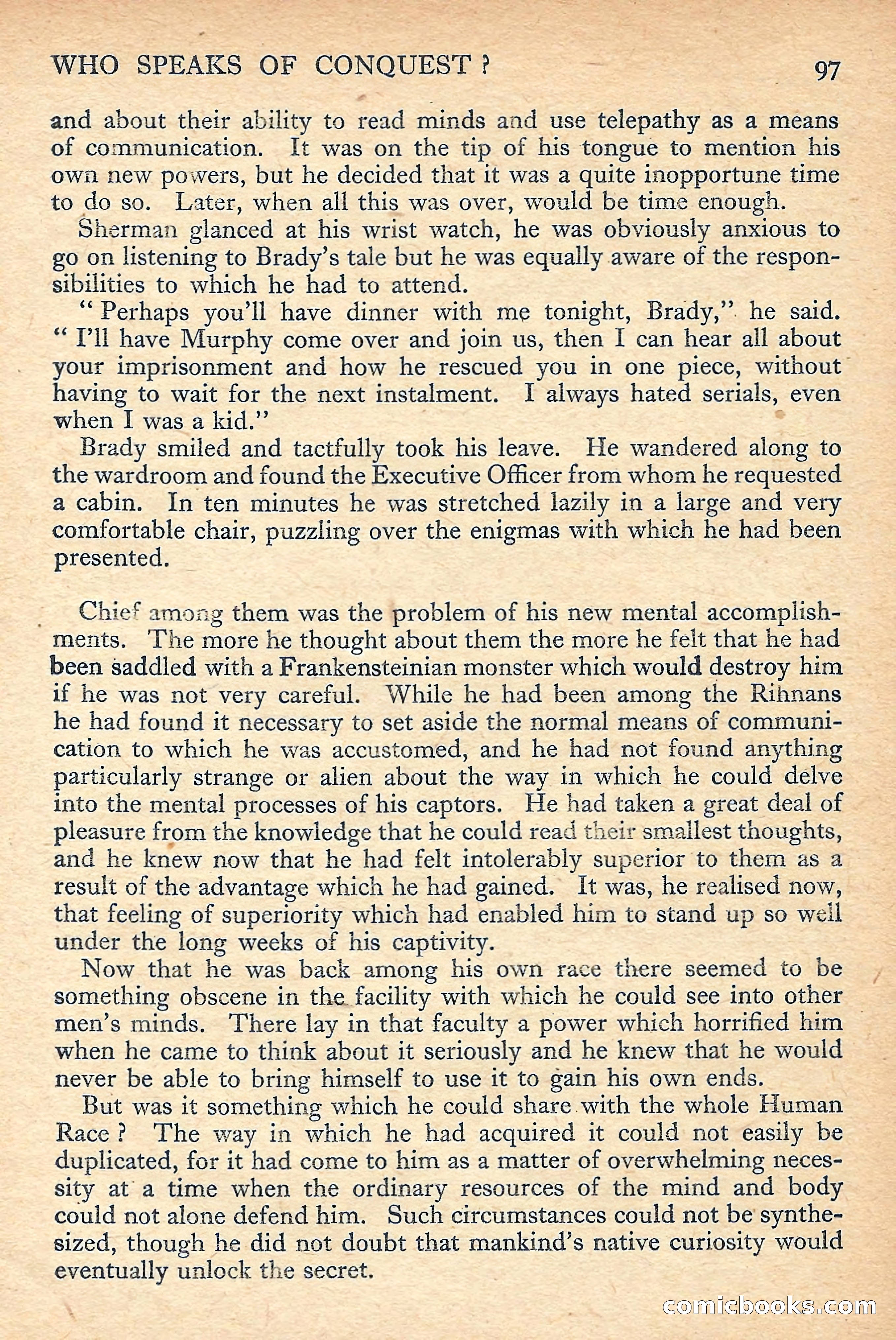 New Worlds Science Fiction No. 49 — page 99 of 132