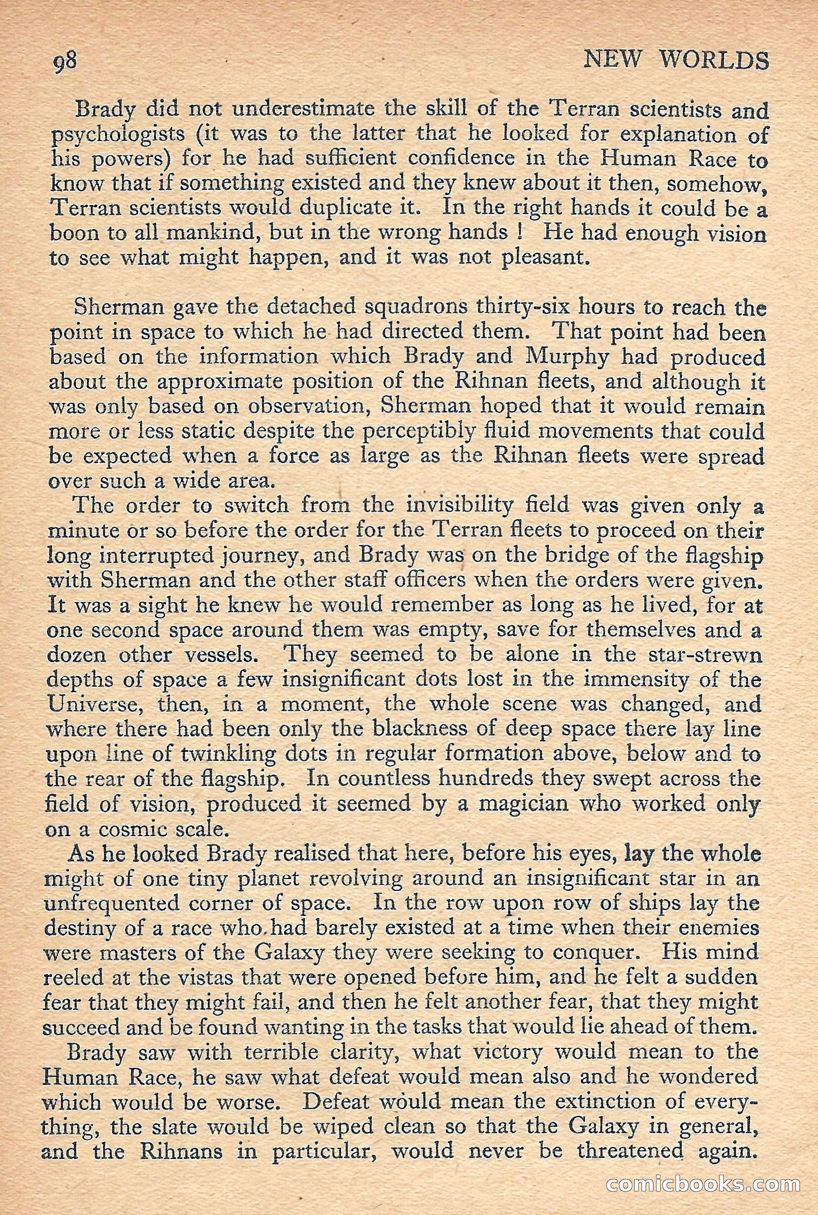New Worlds Science Fiction No. 49 — page 100 of 132