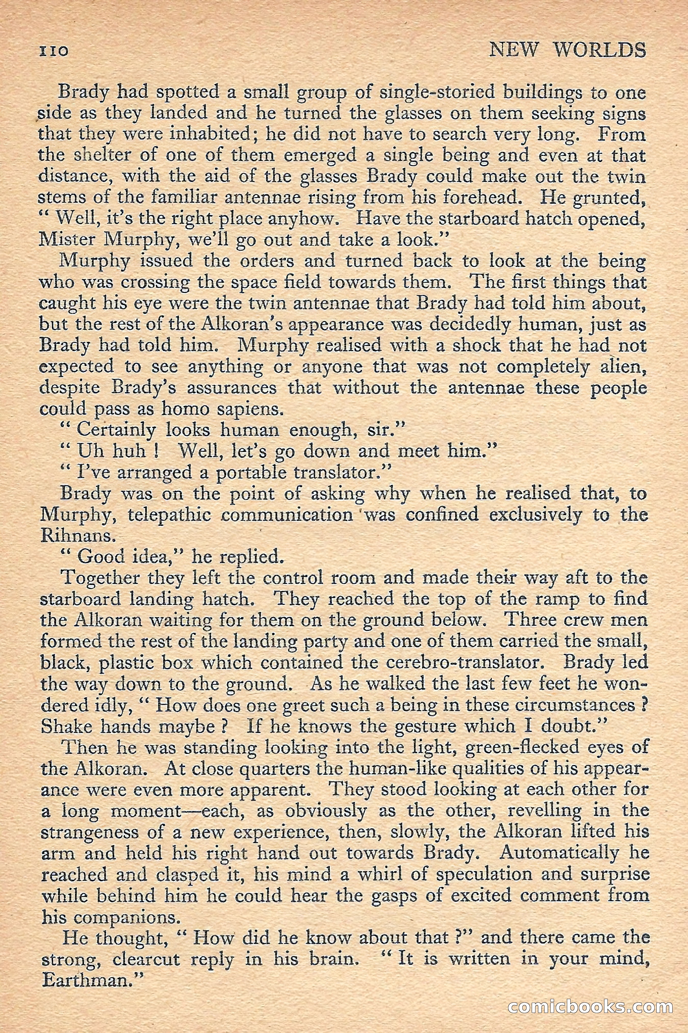 New Worlds Science Fiction No. 49 — page 112 of 132