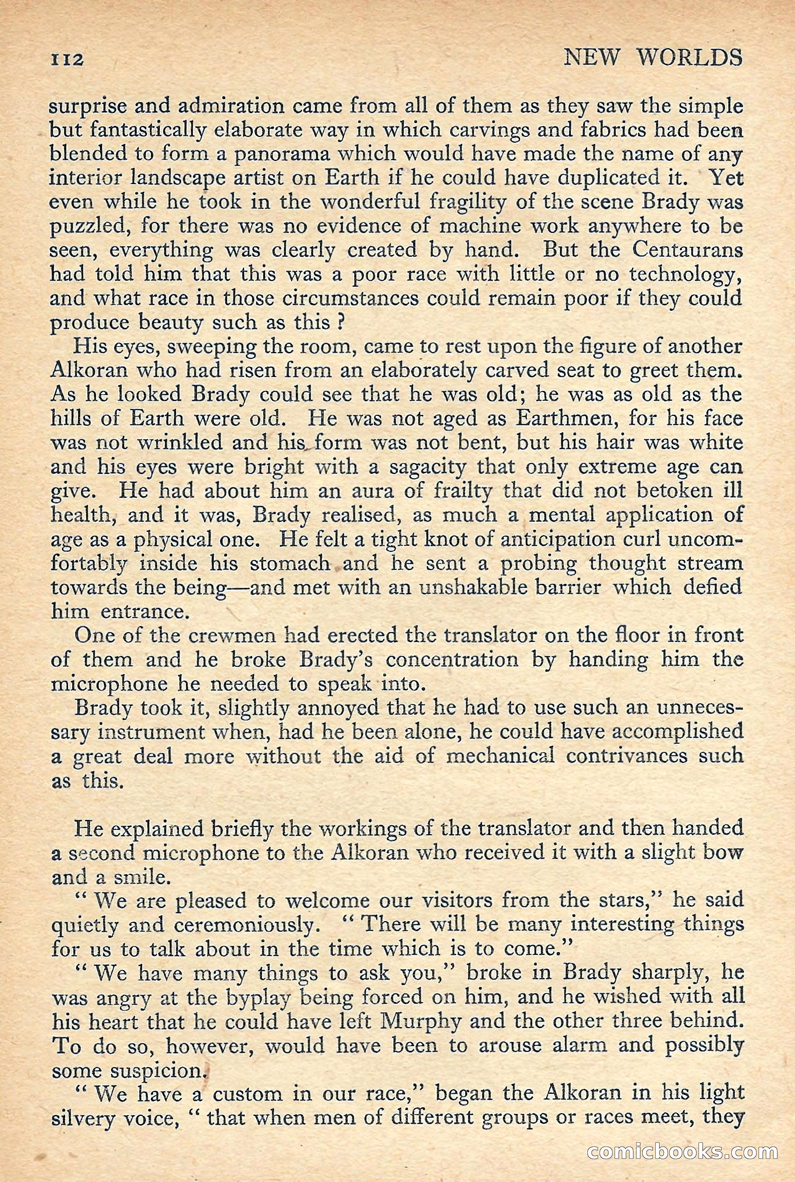 New Worlds Science Fiction No. 49 — page 114 of 132