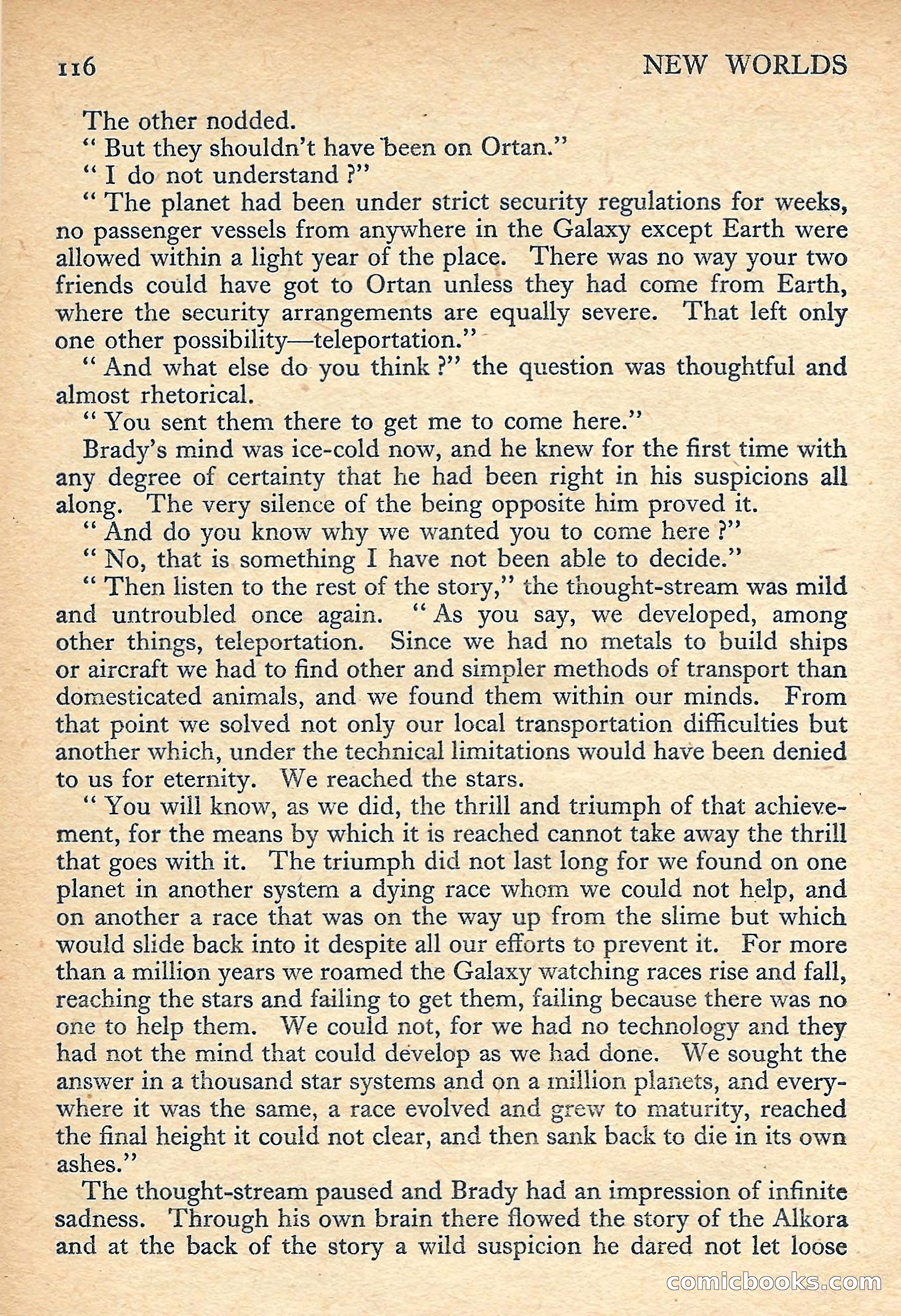 New Worlds Science Fiction No. 49 — page 118 of 132