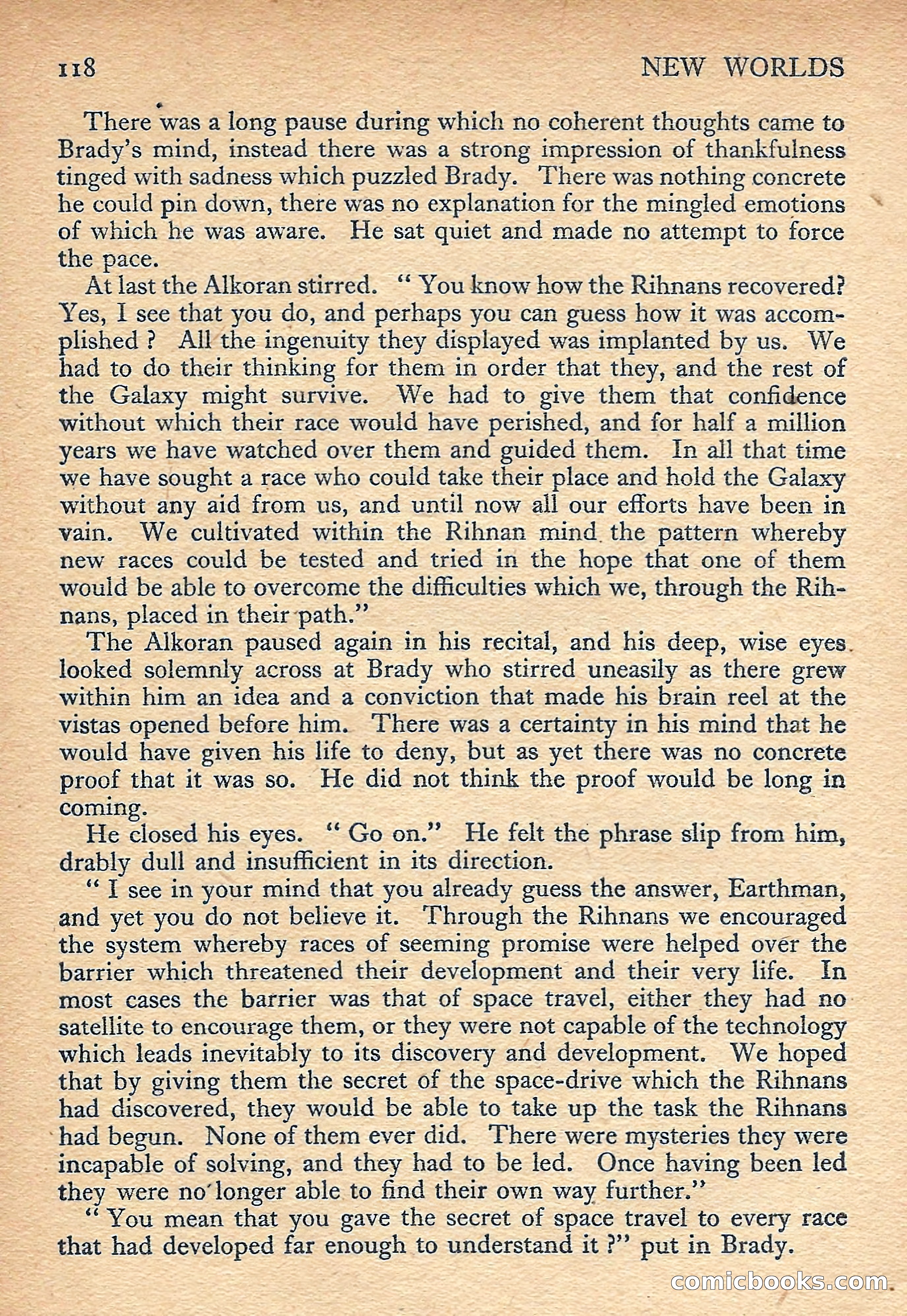 New Worlds Science Fiction No. 49 — page 120 of 132