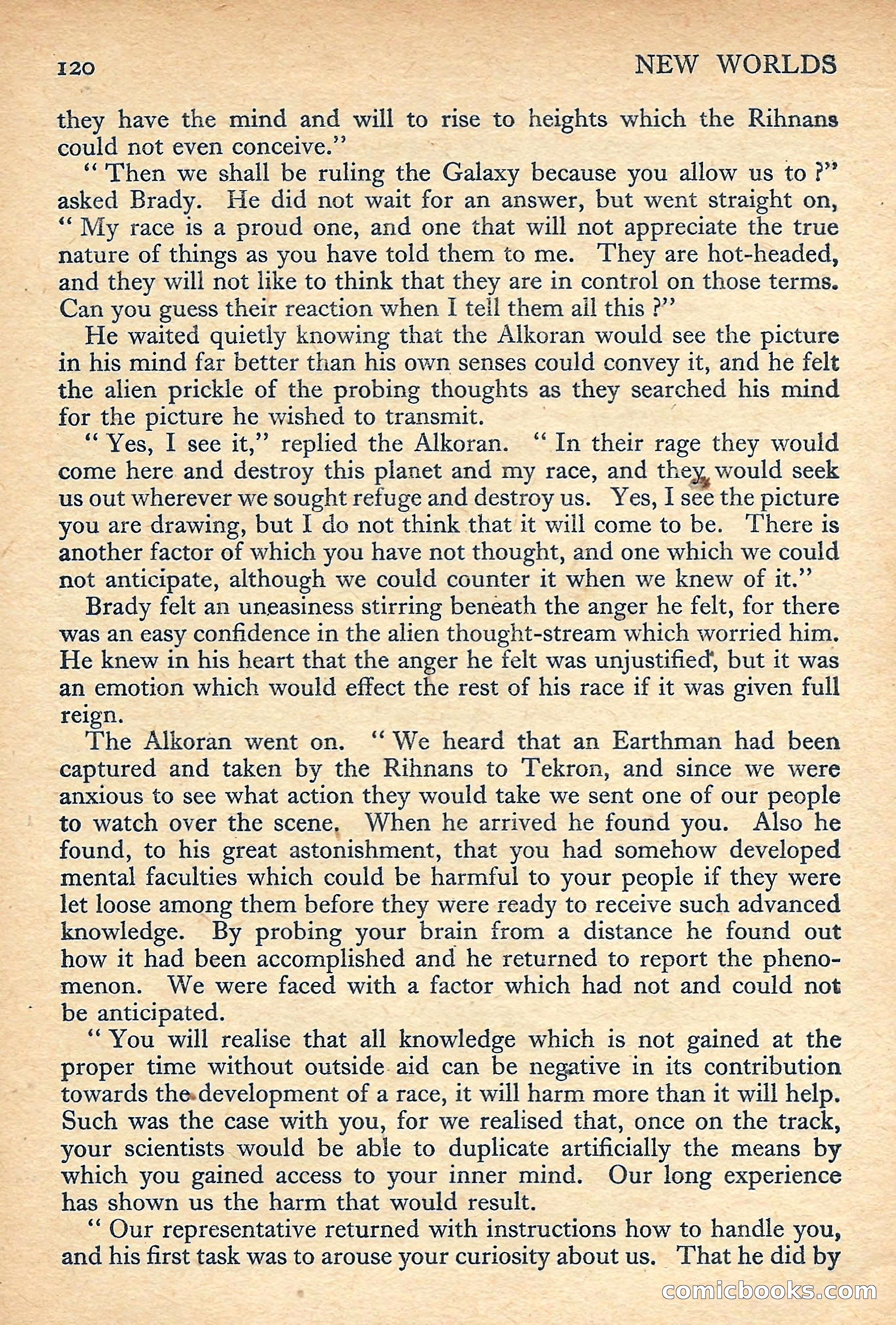 New Worlds Science Fiction No. 49 — page 122 of 132