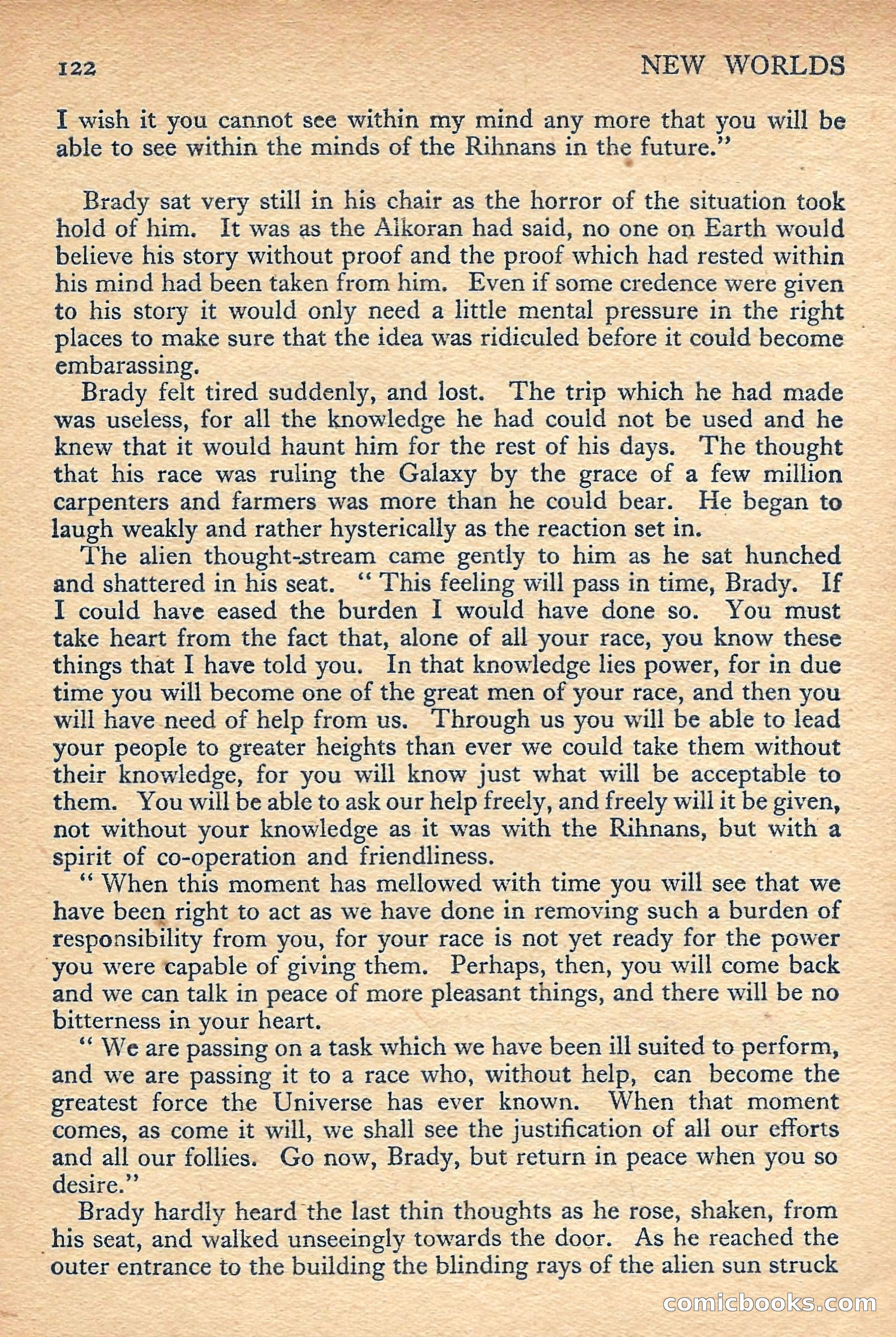 New Worlds Science Fiction No. 49 — page 124 of 132