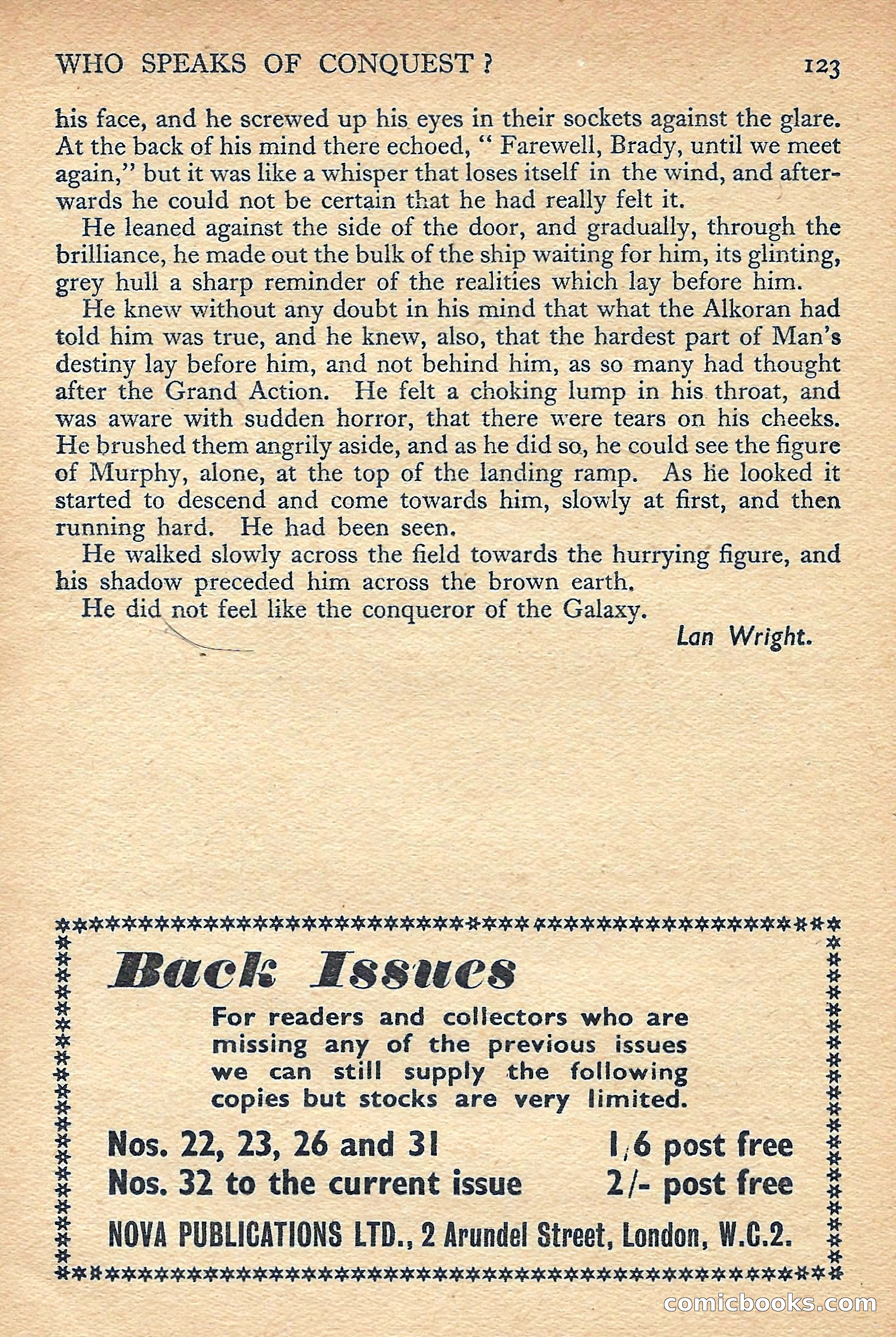 New Worlds Science Fiction No. 49 — page 125 of 132