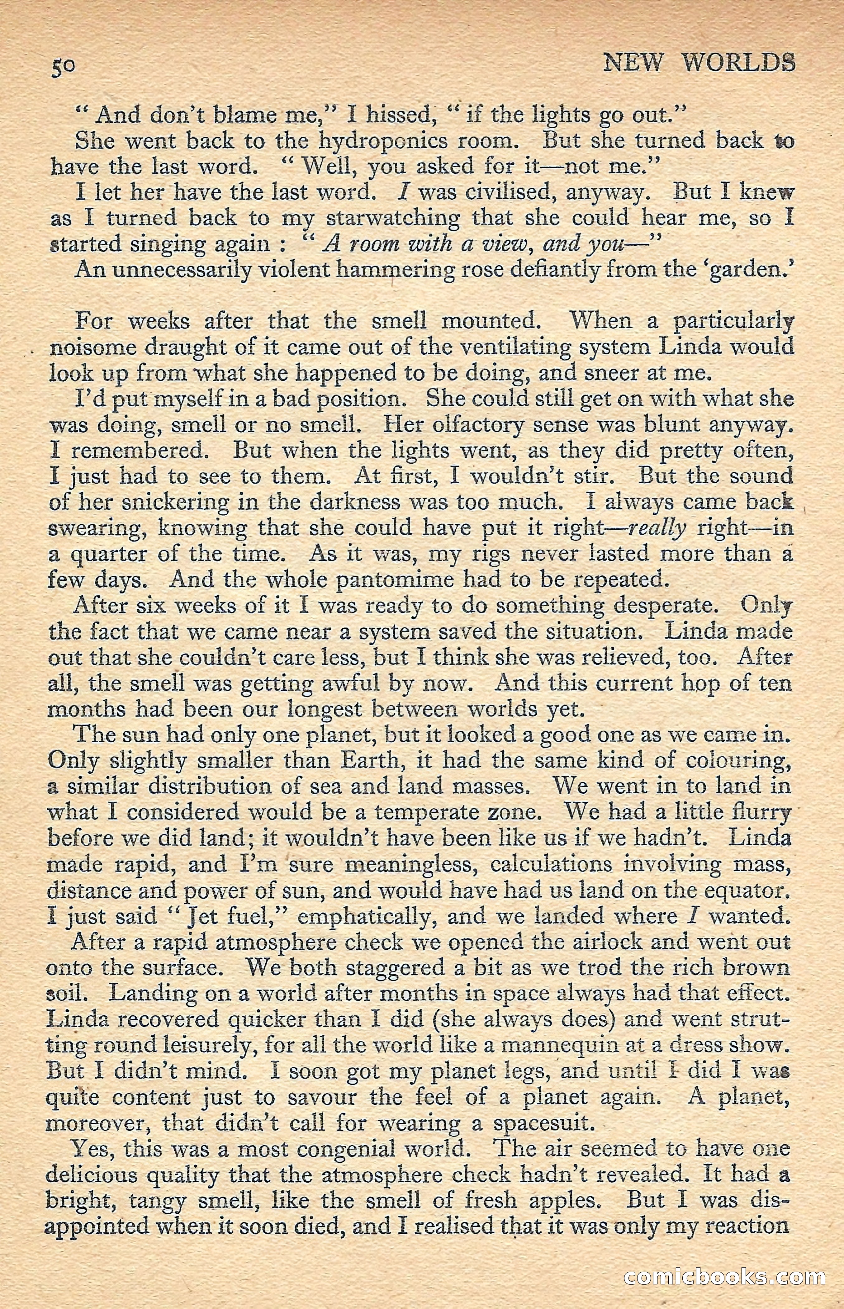 New Worlds Science Fiction No. 50 — page 52 of 132