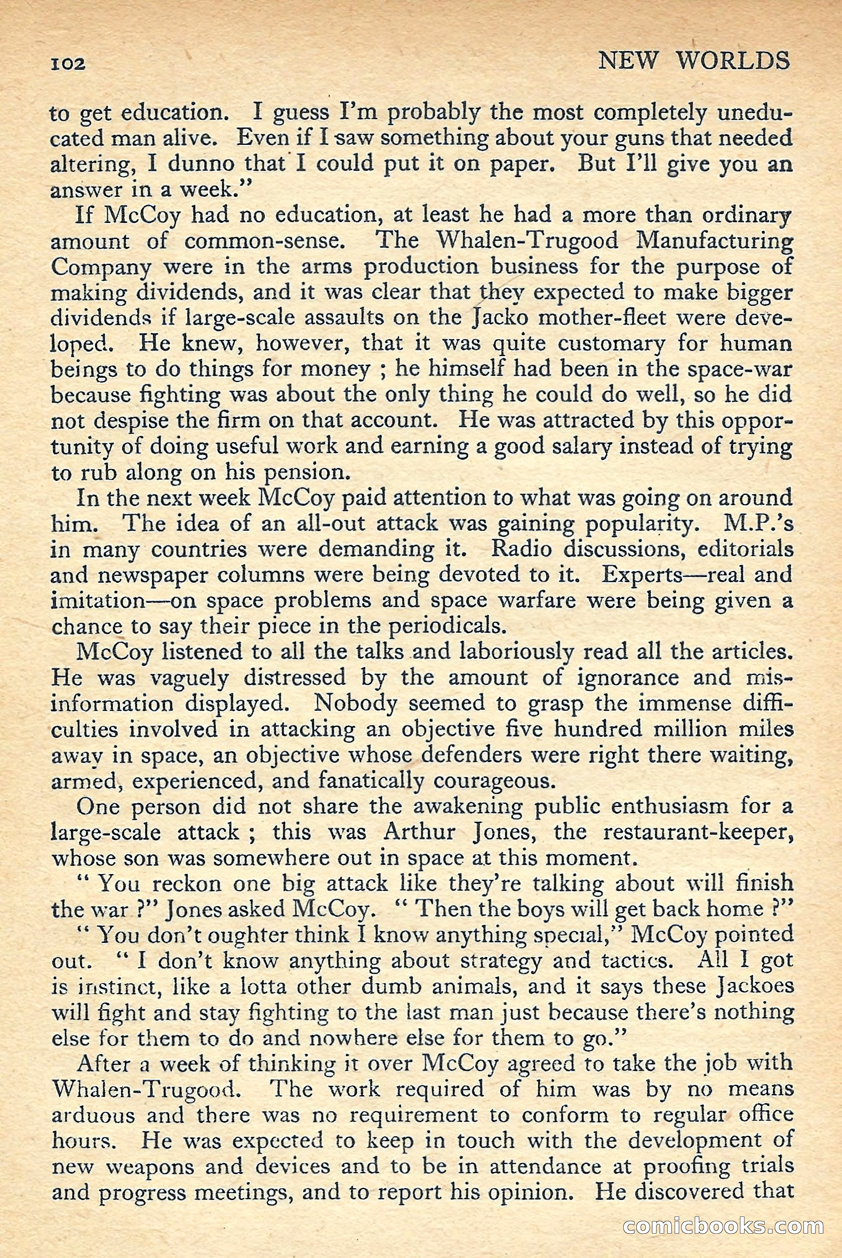 New Worlds Science Fiction No. 50 — page 104 of 132