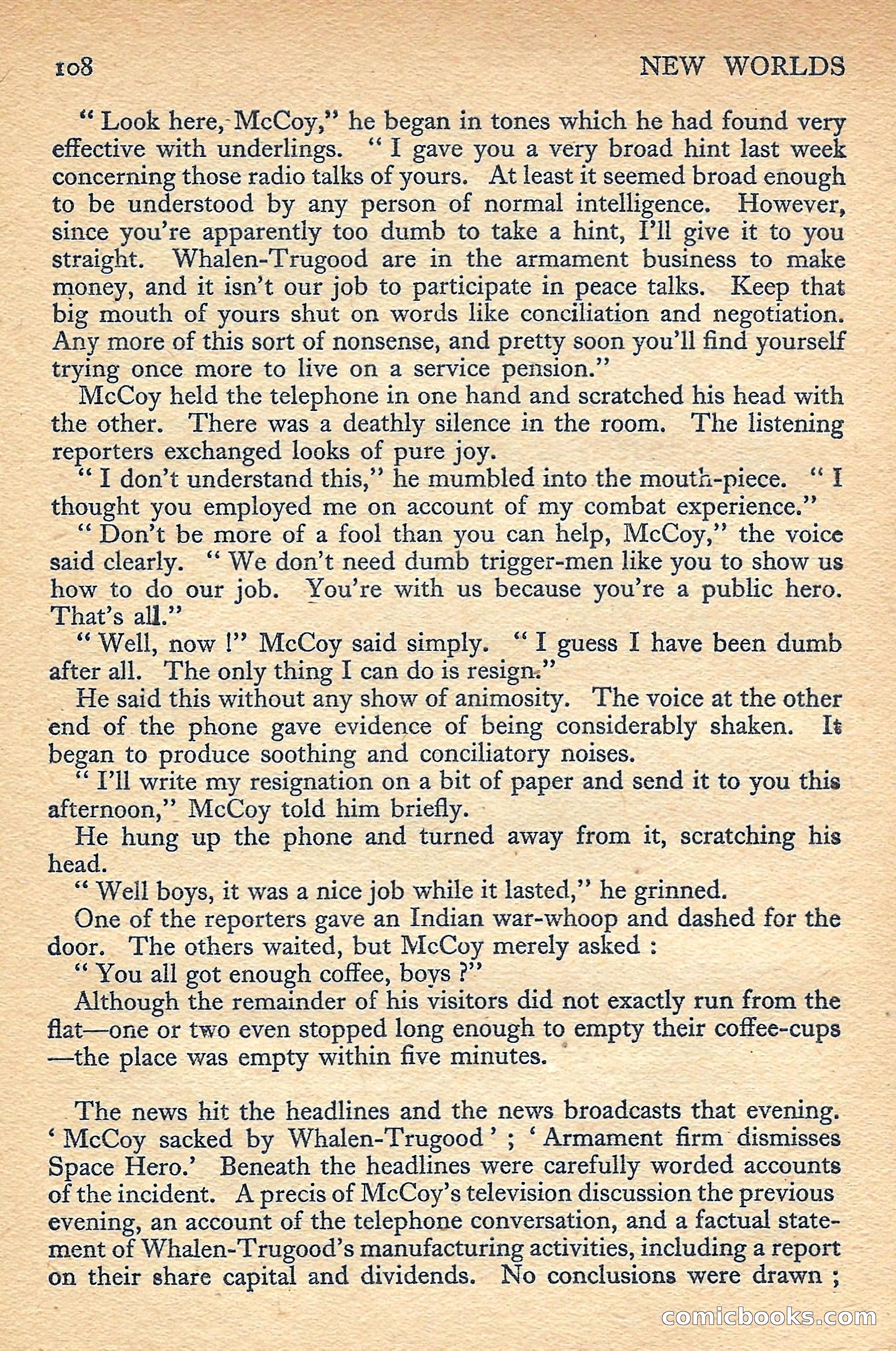 New Worlds Science Fiction No. 50 — page 110 of 132
