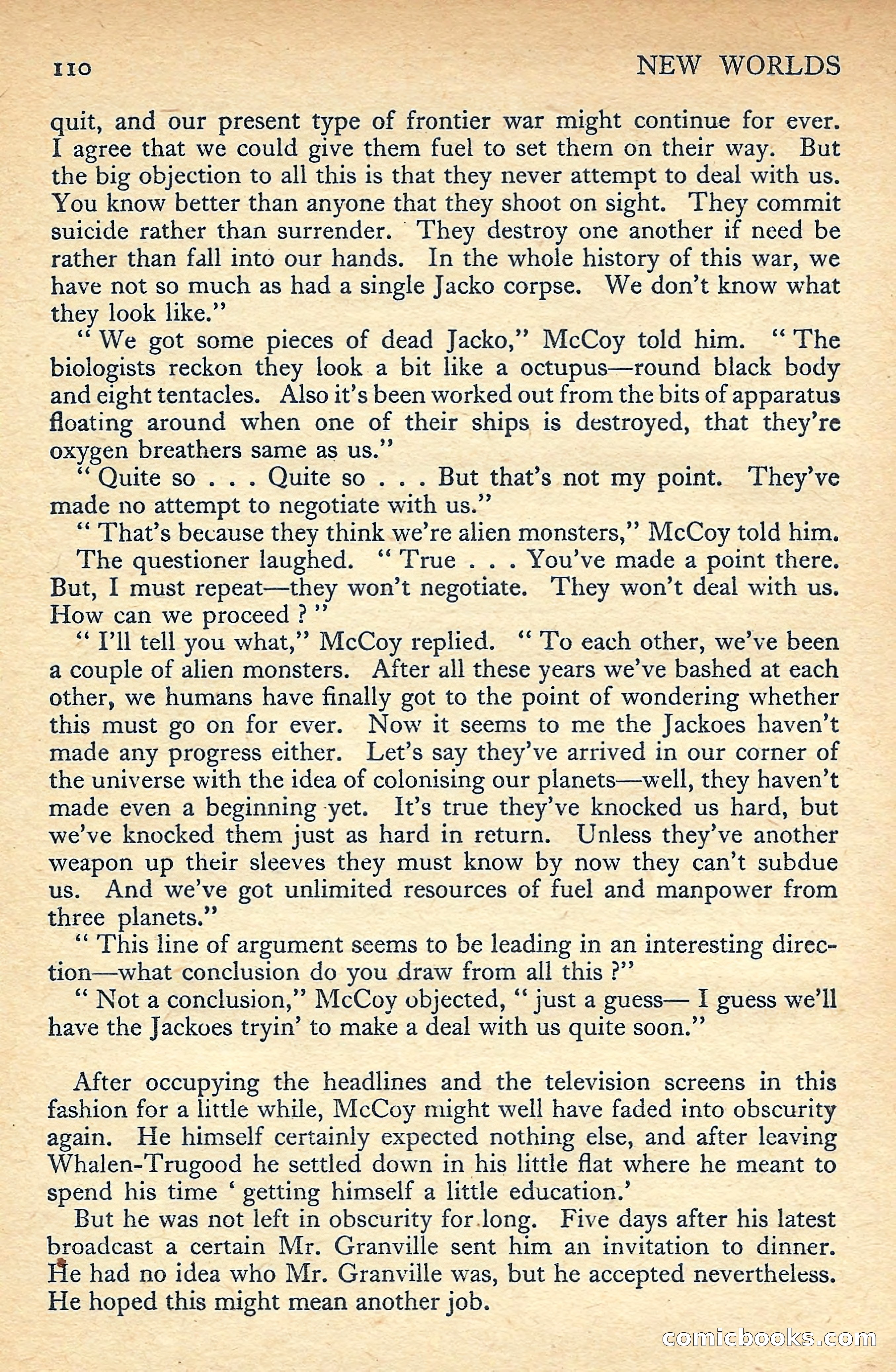 New Worlds Science Fiction No. 50 — page 112 of 132
