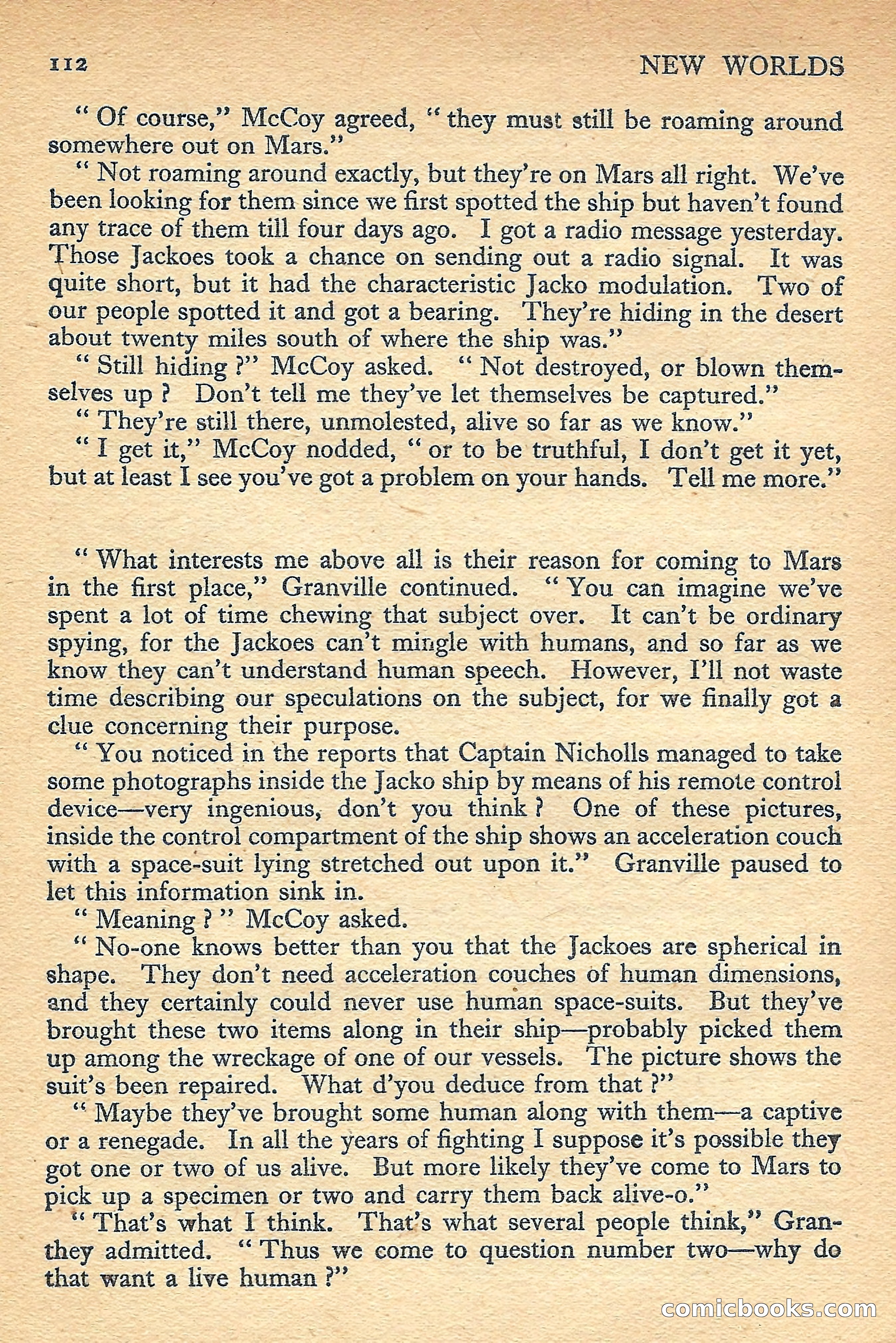 New Worlds Science Fiction No. 50 — page 114 of 132