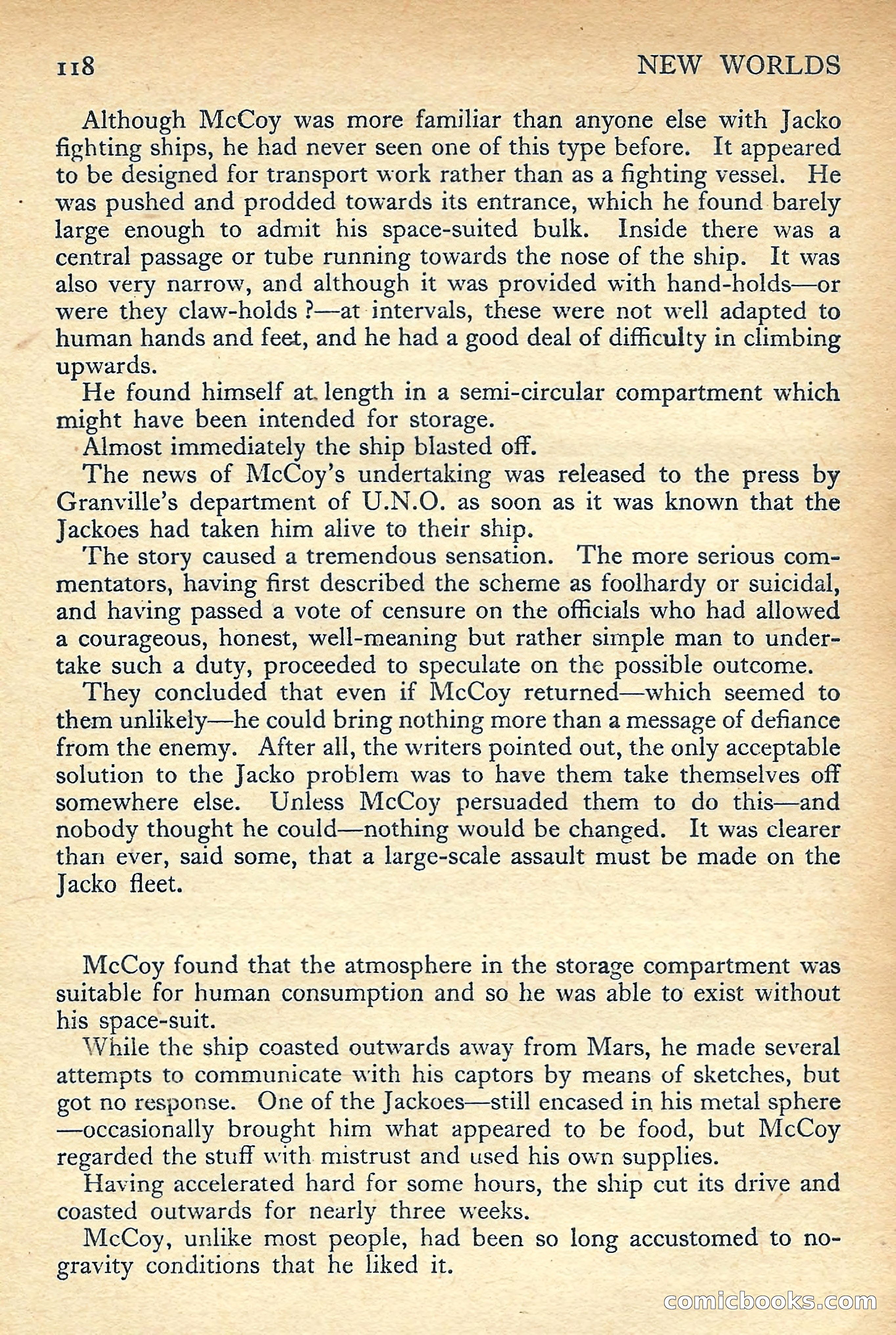 New Worlds Science Fiction No. 50 — page 120 of 132