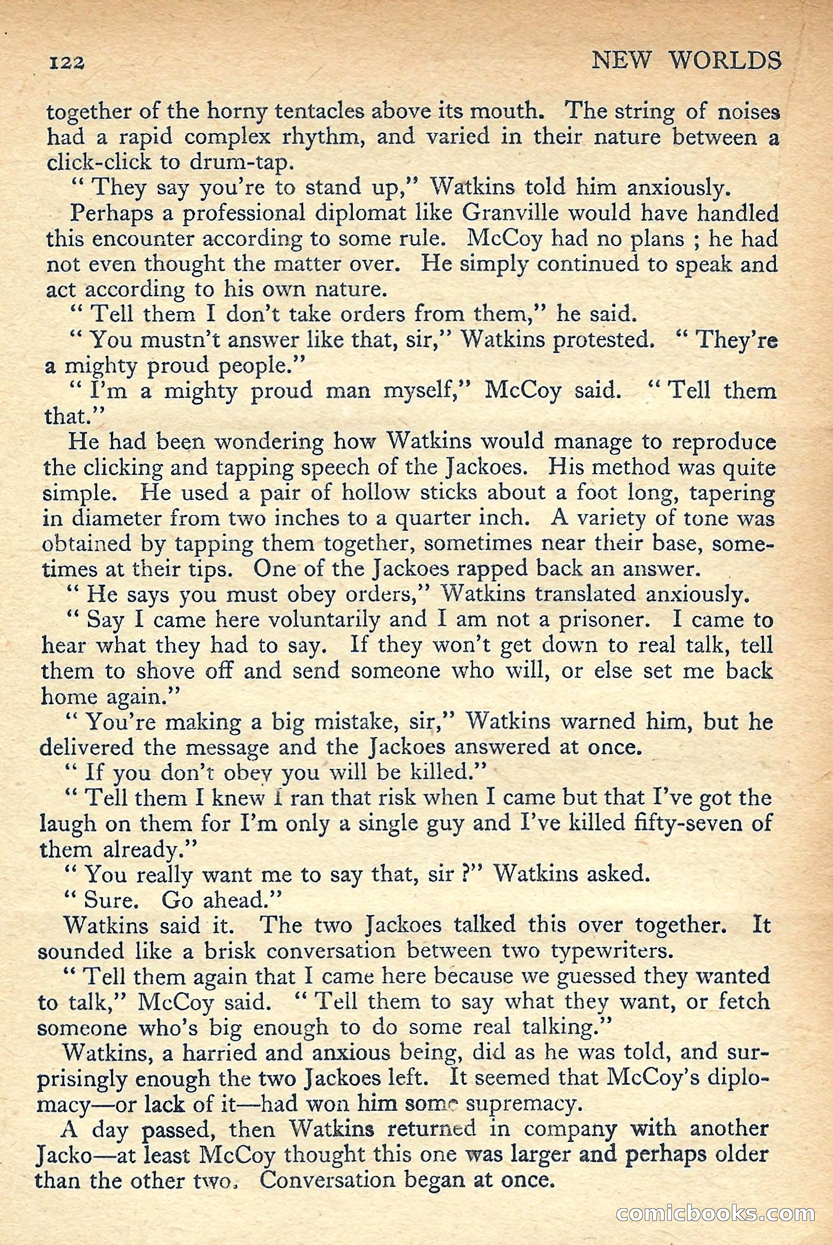 New Worlds Science Fiction No. 50 — page 124 of 132