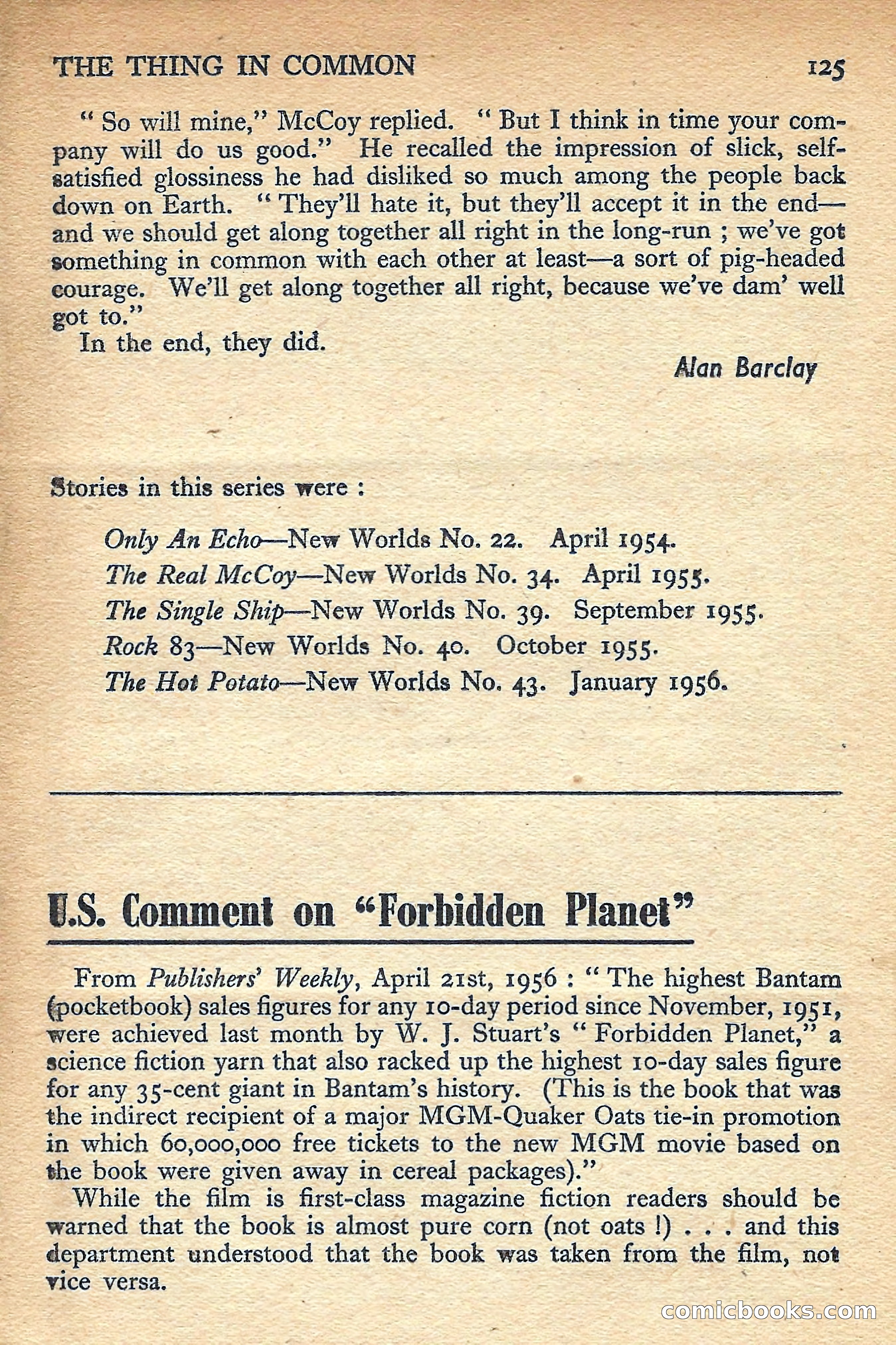 New Worlds Science Fiction No. 50 — page 127 of 132