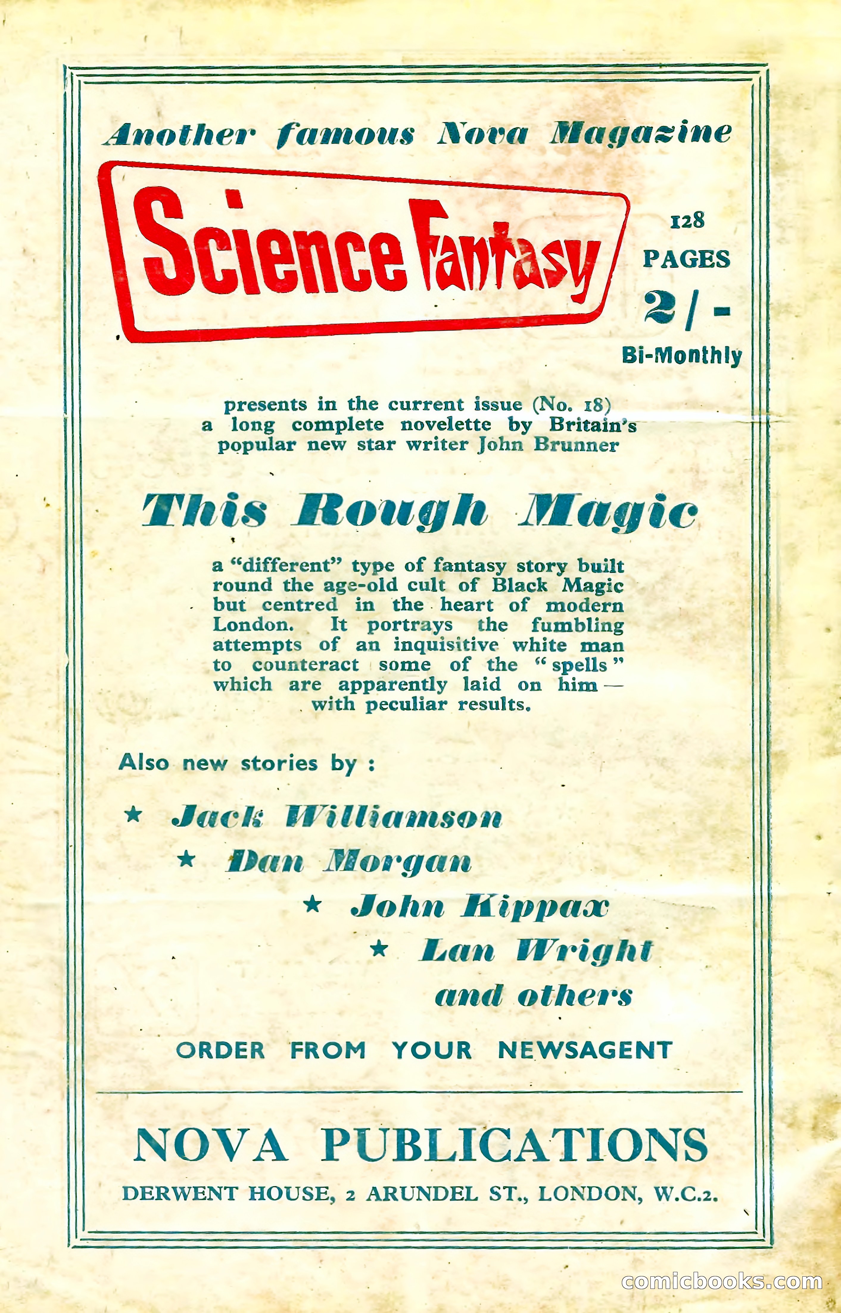 New Worlds Science Fiction No. 50 — page 132 of 132